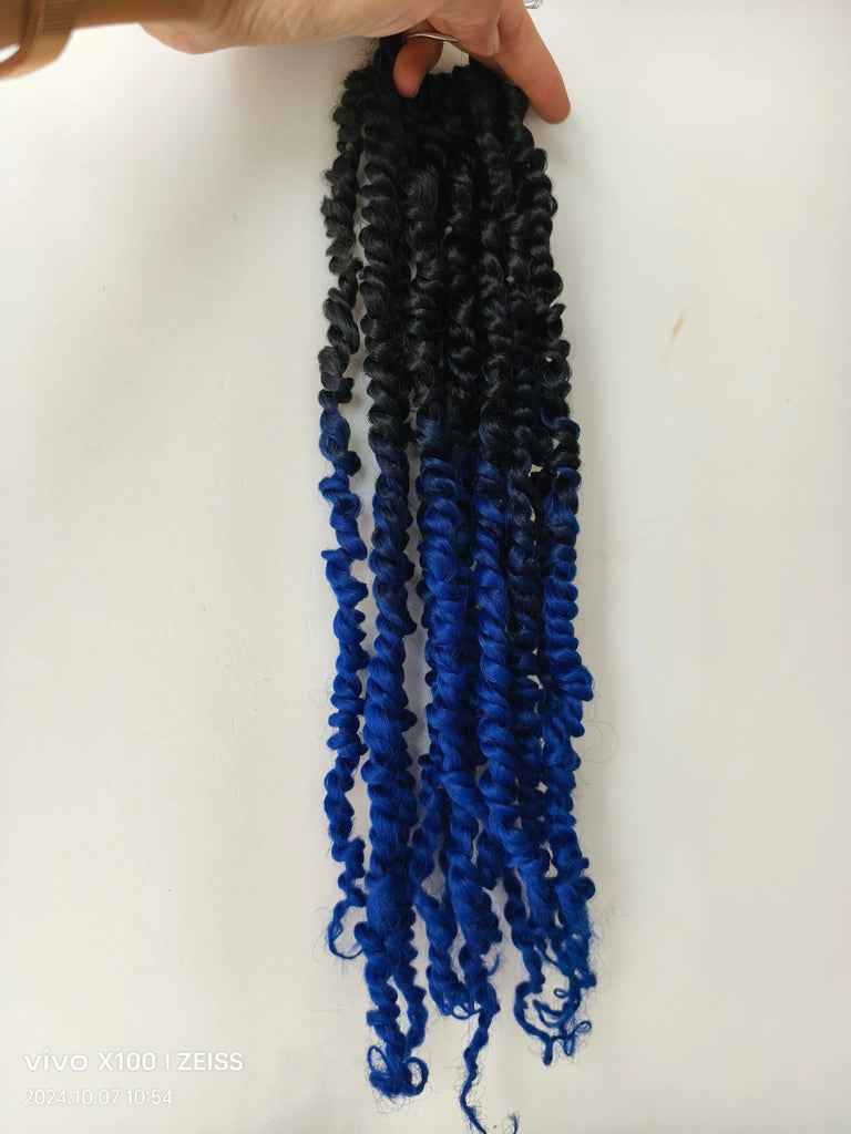 Clearance | Toyotress® Tiana Passion Twist Pre-Twisted Pre-Looped Pre-Twisted Synthetic Crochet Hair Extensions Toyotress