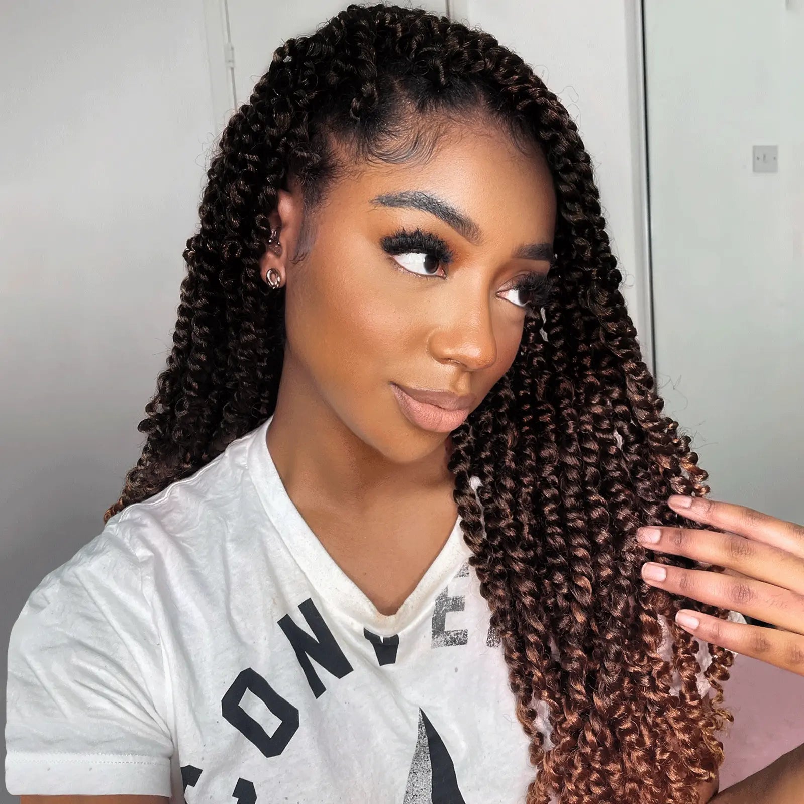 8 Packs | Toyotress® Tiana Passion Twist 6-20 Inch Pre-Twisted Pre-Looped Pre-Twisted Synthetic Crochet Hair Toyotress