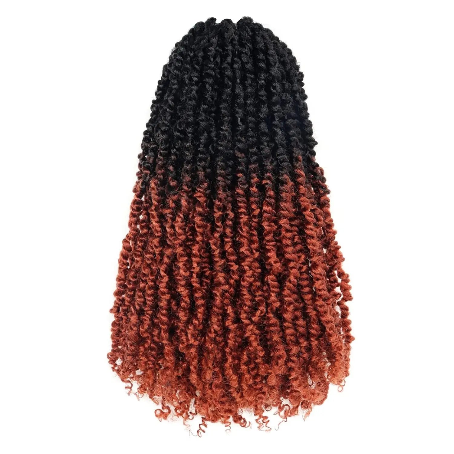 ( US ONLY) FAST SHIPPING NB | Toyotress® Tiana Passion Twist Hair - Pre-twisted Crochet Braids Natural Black, Pre-looped Synthetic Braiding Hair Extensions Toyotress