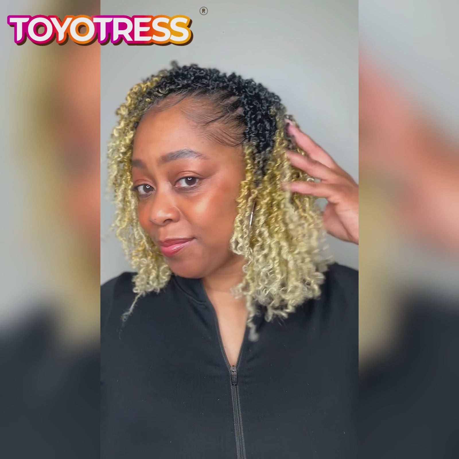 1 Pack YT | Toyotress® Yanky Twist Pre Looped Mini Passion Twist Short Passion Twist Crochet Braids Synthetic Hair Extensions