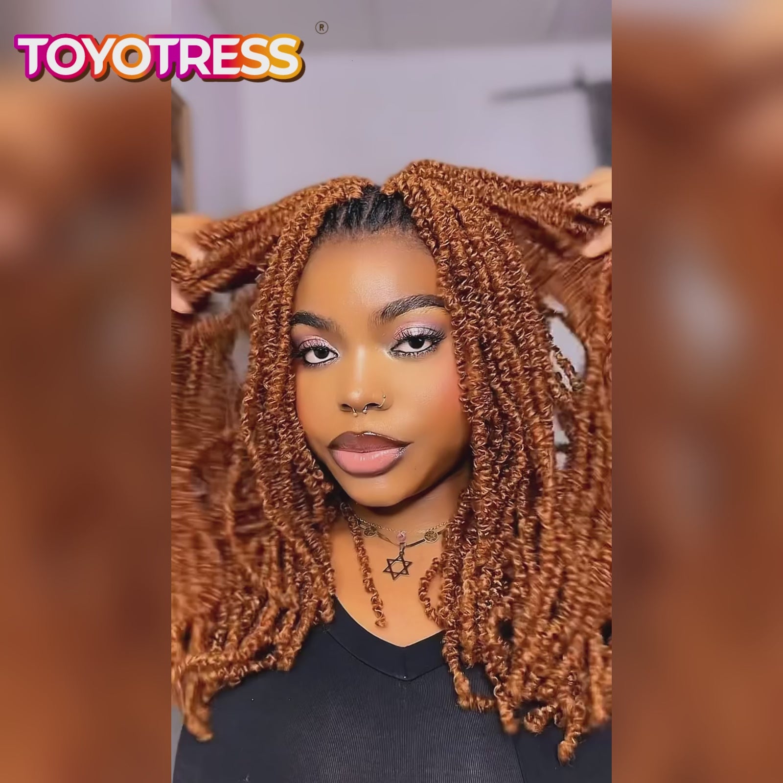 8 Packs MKT | Toyotress® Micro Kinky Twist Mini Spring Twist Hair Springy Afro Twist Hair Fluffy Kinky Twist Crochet Hair Extensions