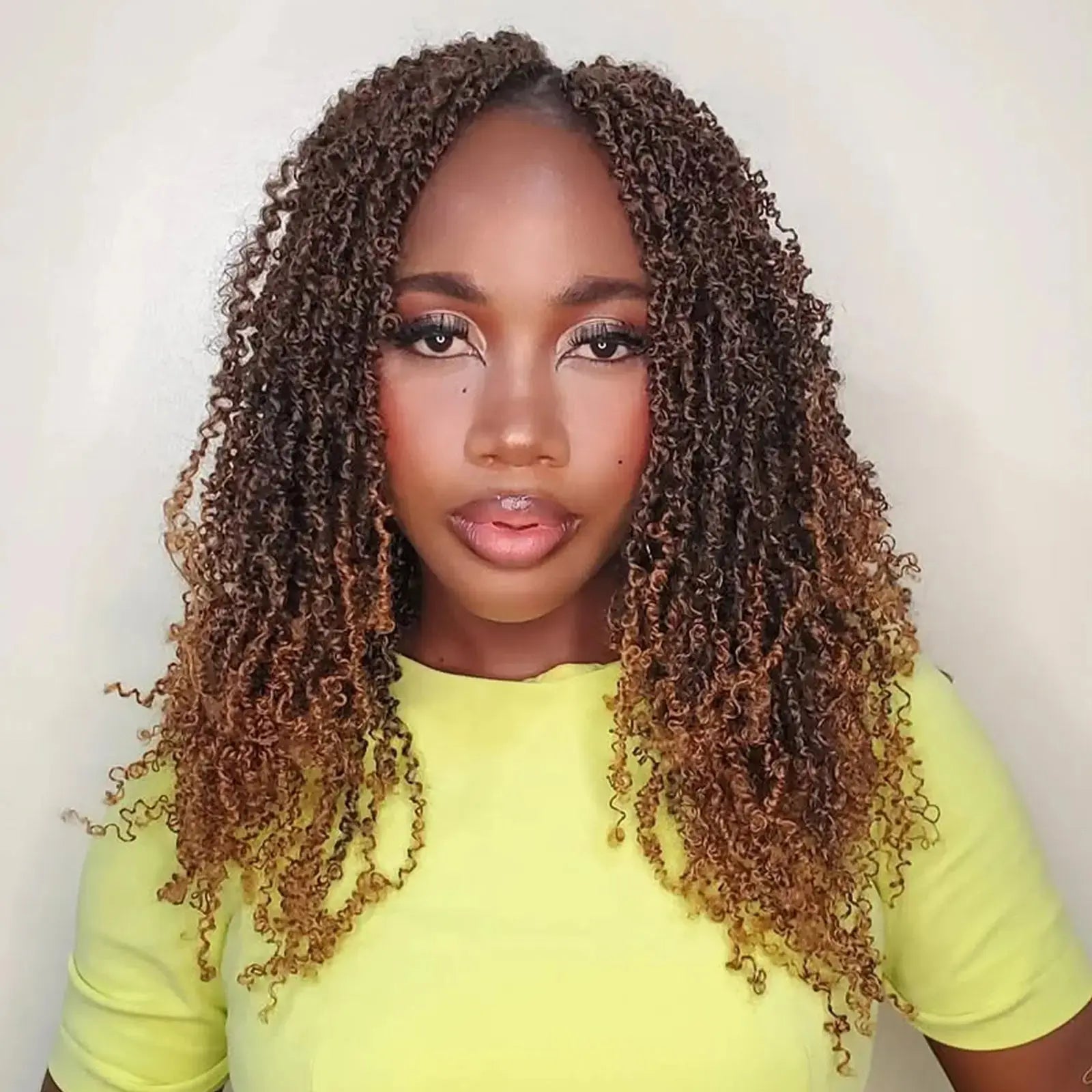 Toyotress Mini Yanky Twist Braiding Hair Short Passion Twist Crochet Braids Synthetic Hair Extensions