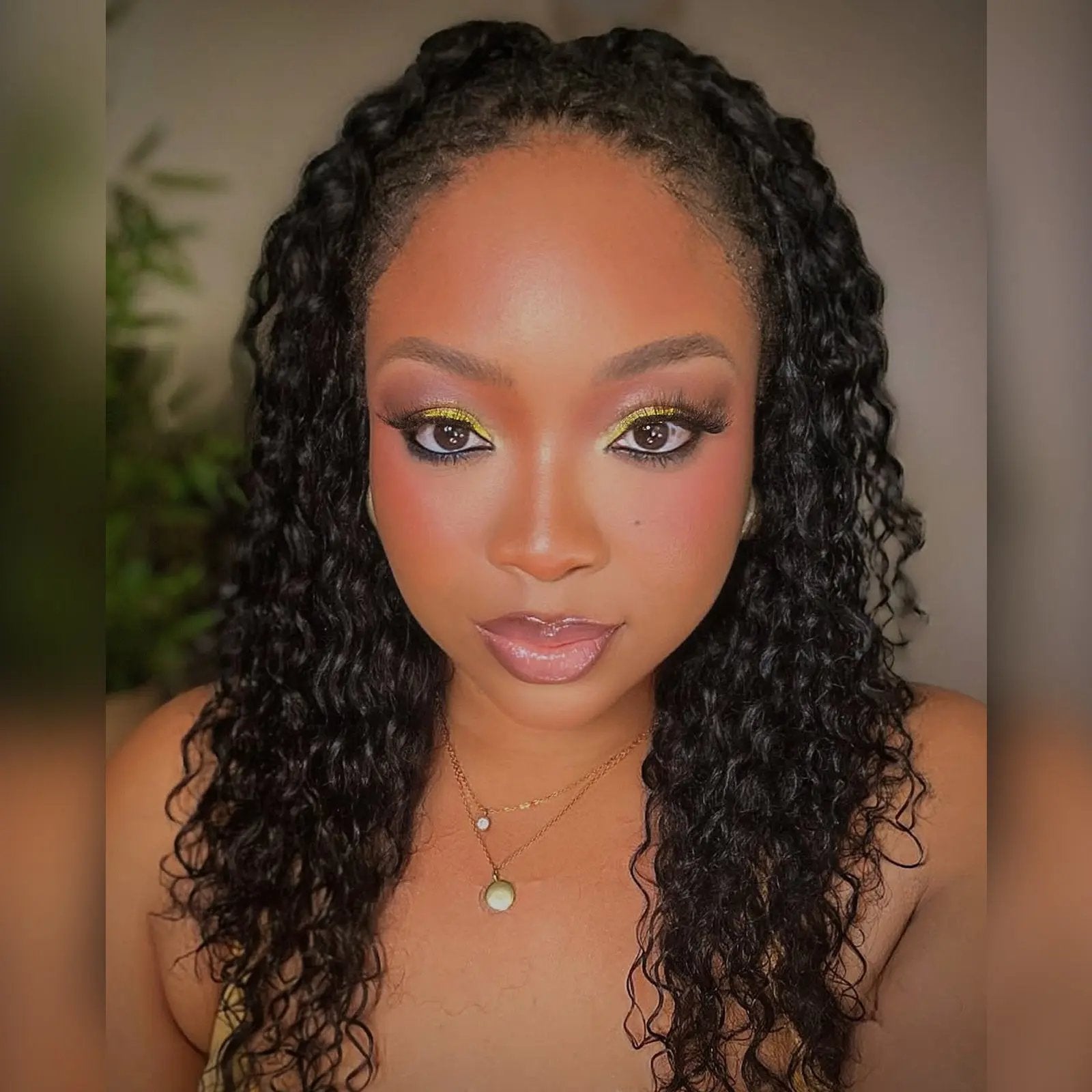 Toyotress® Human Crochet Hair Burmese Curly Hair Feather-Line Invisible Knotless Braiding Hair Extensions