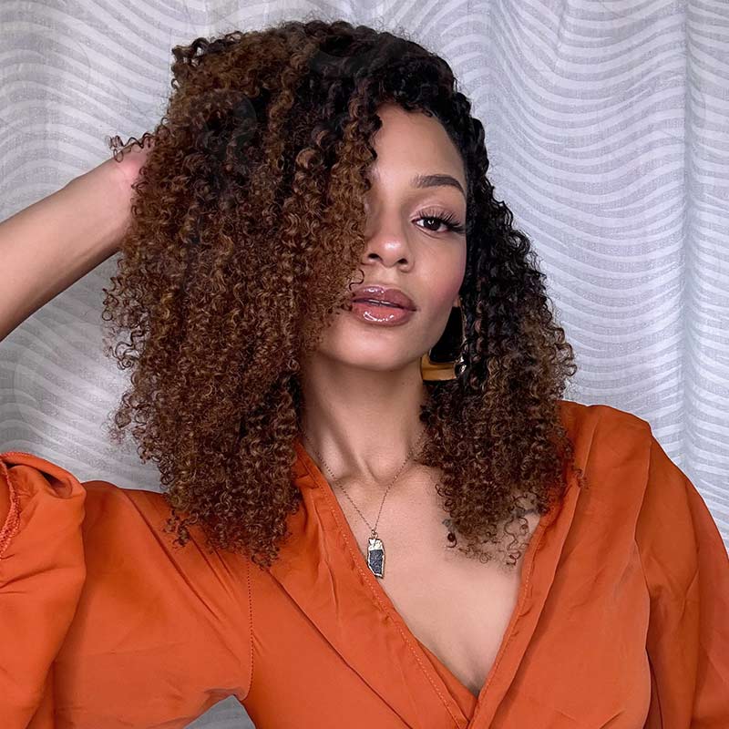 Toyotress® Knotless Pre-Separated Crochet Spring Curly Hair Extensions Human Hair Crochet Kinky Curly Toyotress