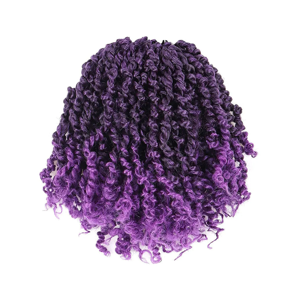 Tiana Passion Twist Hair Pre-Twisted Pre-Looped Passion Twists Crochet Braids Made Of Bohemian Hair Synthetic Braiding Hair Extension - Toyotress