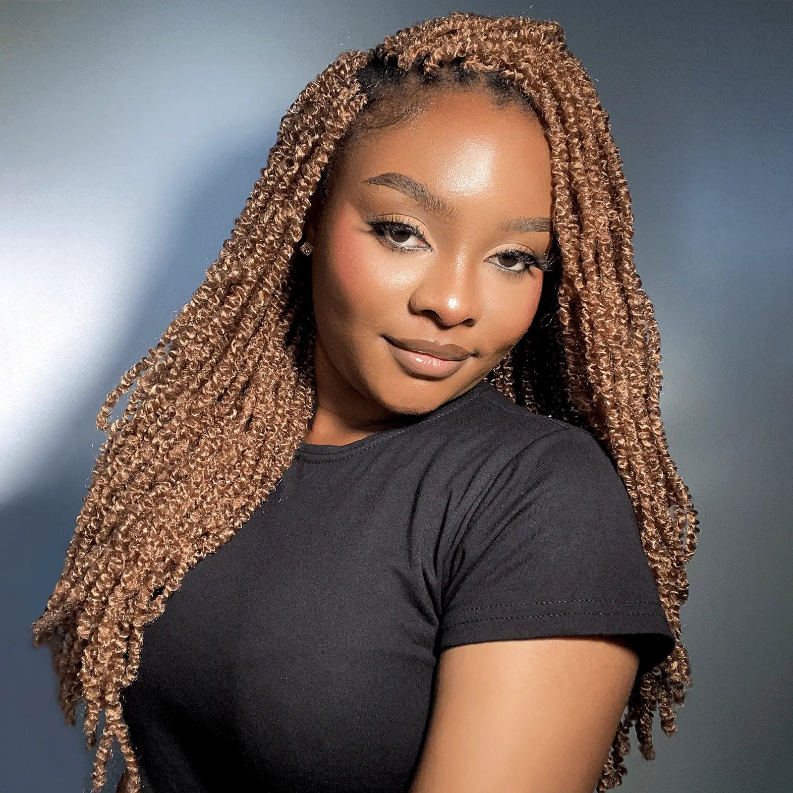 8 Packs MKT | Toyotress® Micro Kinky Twist Mini Spring Twist Hair Springy Afro Twist Hair Fluffy Kinky Twist Crochet Hair Extensions Toyotress