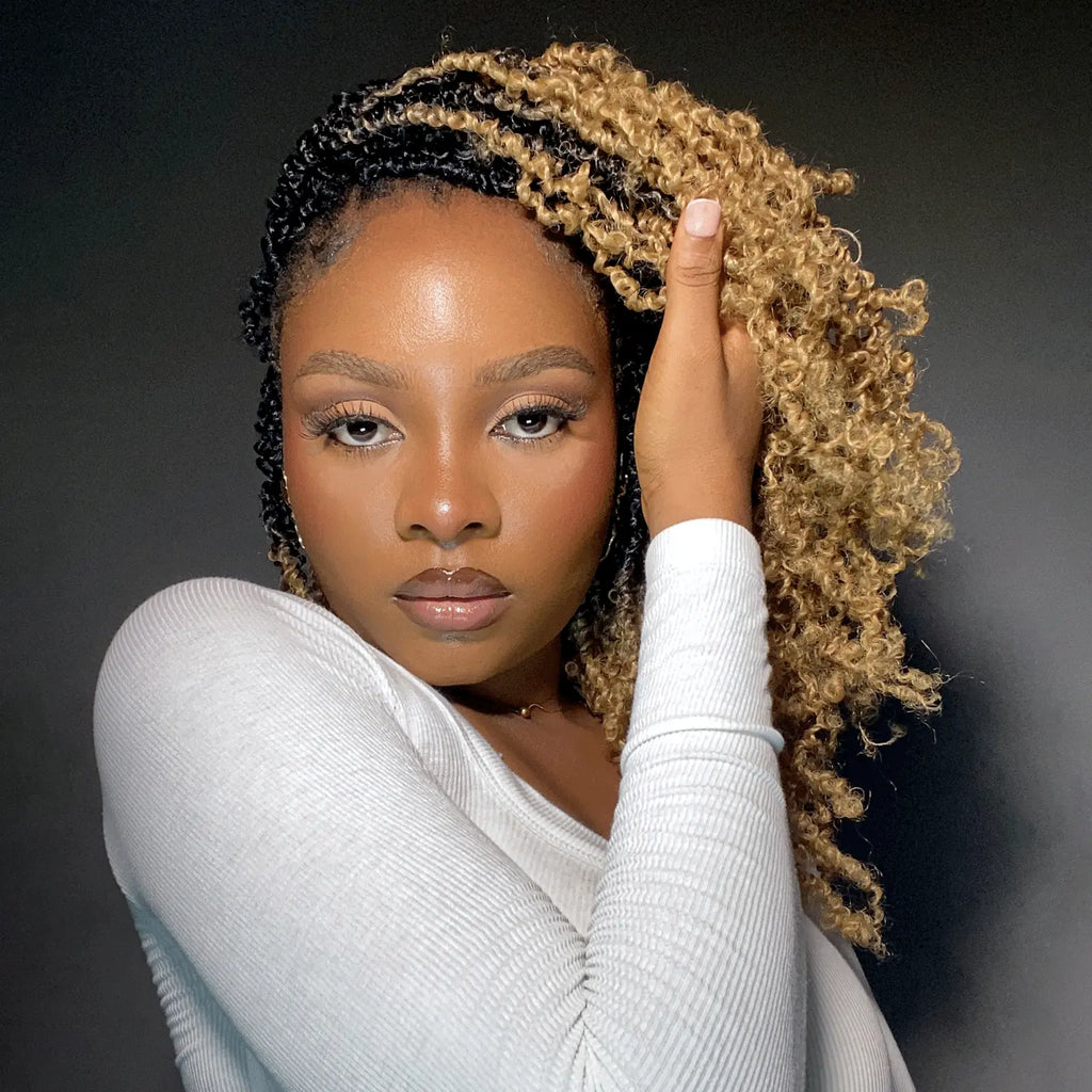 Toyotress Mini Yanky Twist Braiding Hair Short Passion Twist Crochet Braids Synthetic Hair Extensions