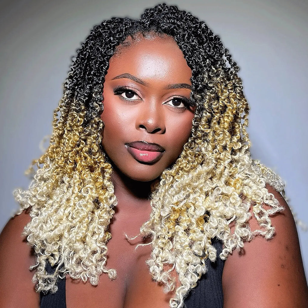 Toyotress Mini Yanky Twist Braiding Hair Short Passion Twist Crochet Braids Synthetic Hair Extensions