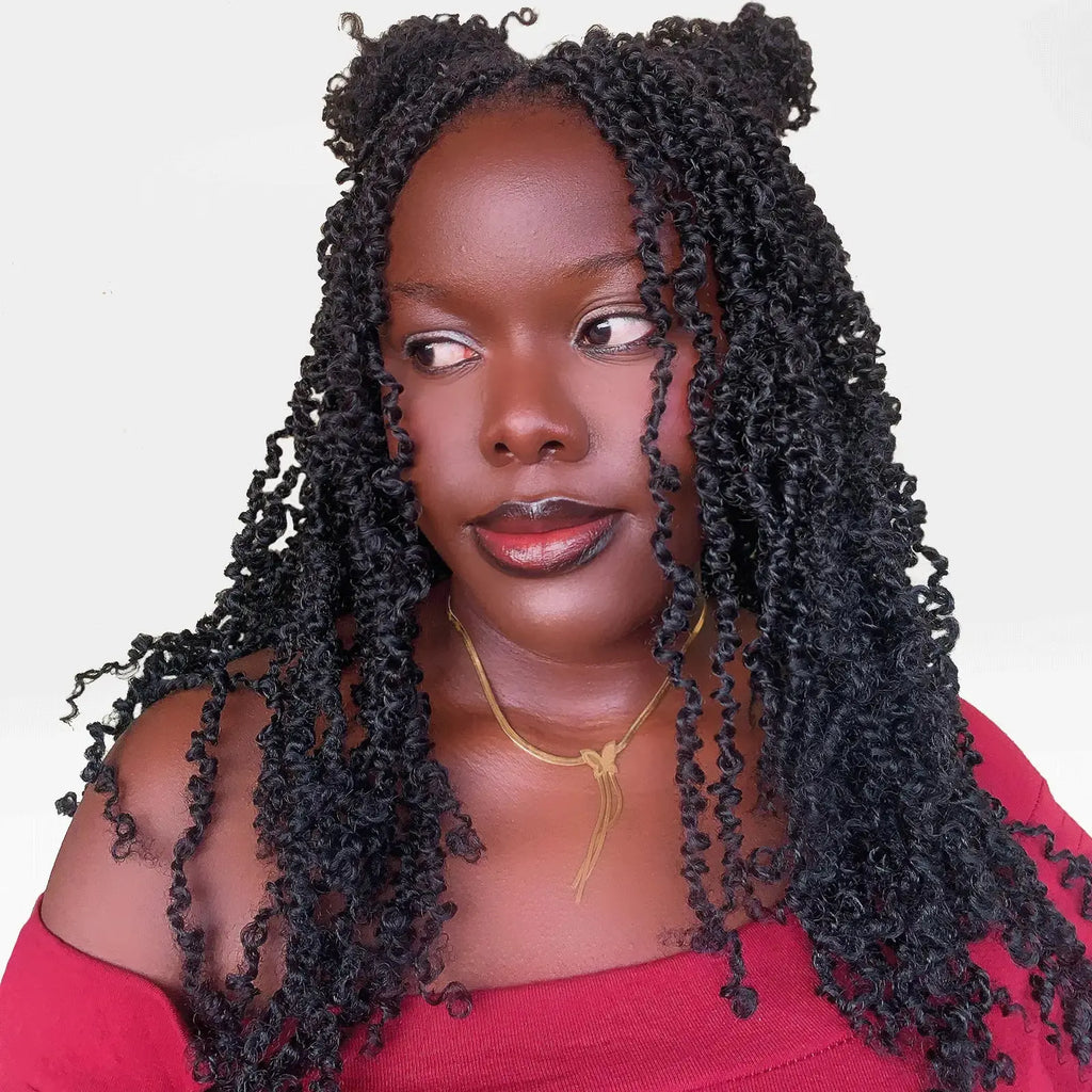 Toyotress Mini Yanky Twist Braiding Hair Short Passion Twist Crochet Braids Synthetic Hair Extensions