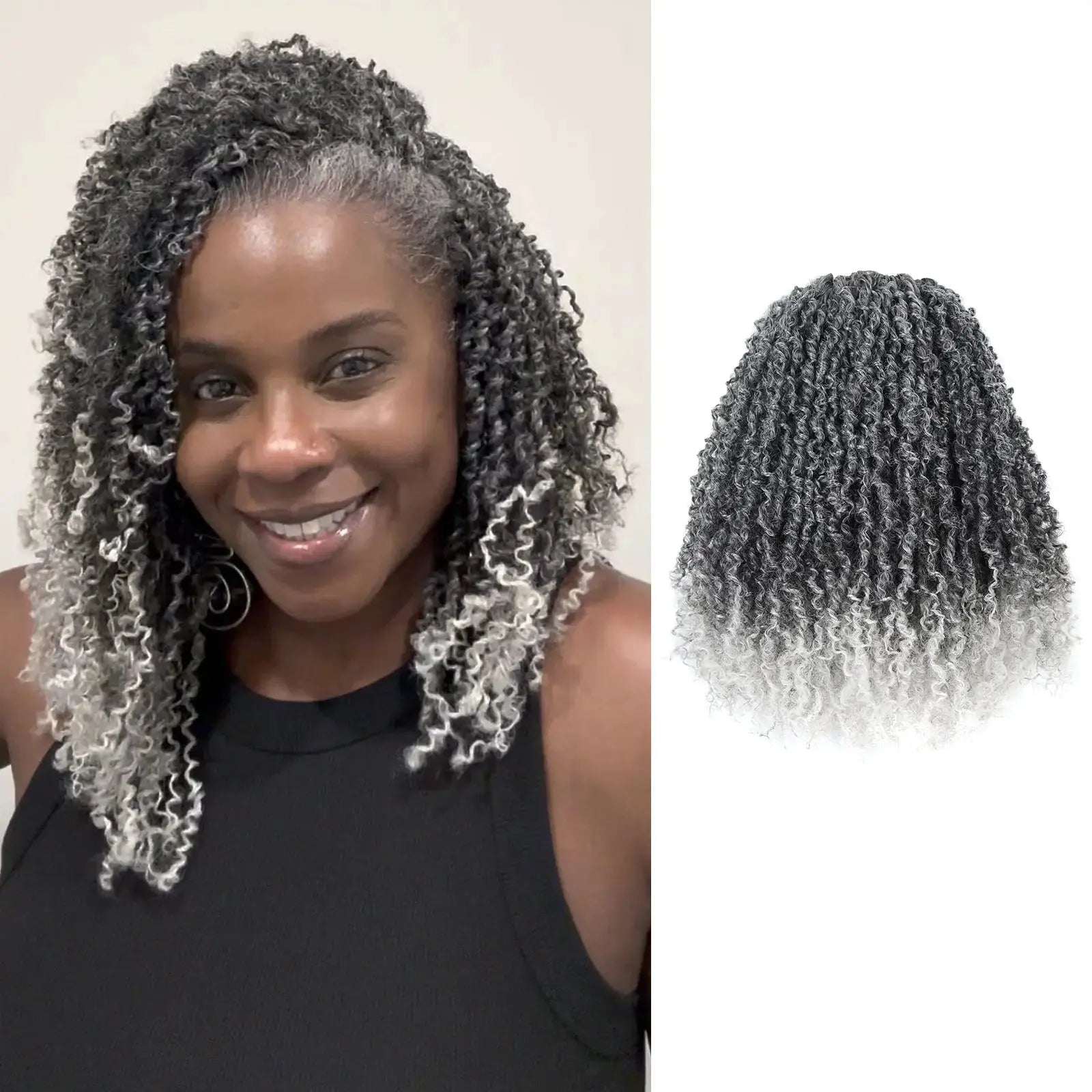 8 Packs YT |  Toyotress® Yanky Twist Crochet Hair Mini Passion Twist Short Passion Twist Pre Twisted Bob Twist Hair Extensions Toyotress