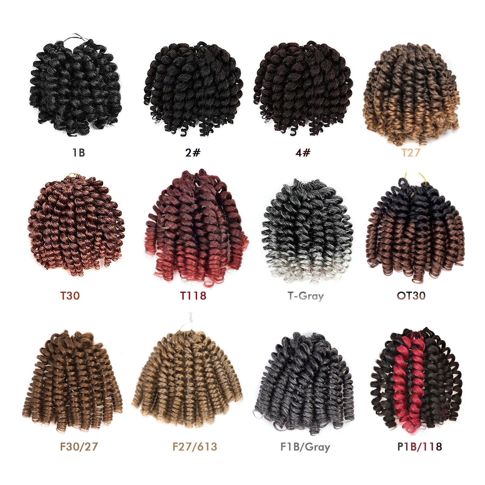 Wand Curl Crochet Hair Jamaican Bounce Curl Synthetic Hair