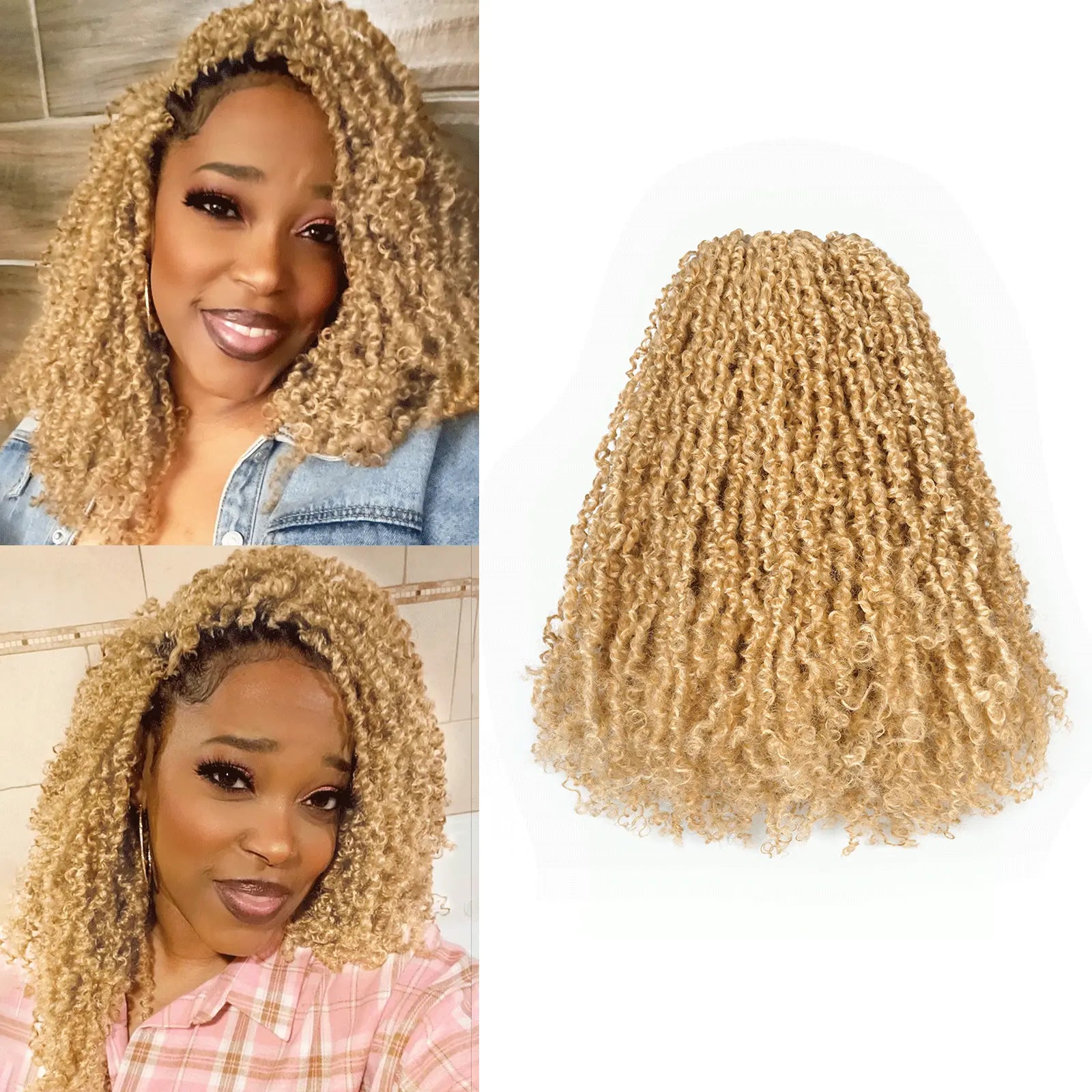 Toyotress Mini Yanky Twist Braiding Hair Short Passion Twist Crochet Braids Synthetic Hair Extensions