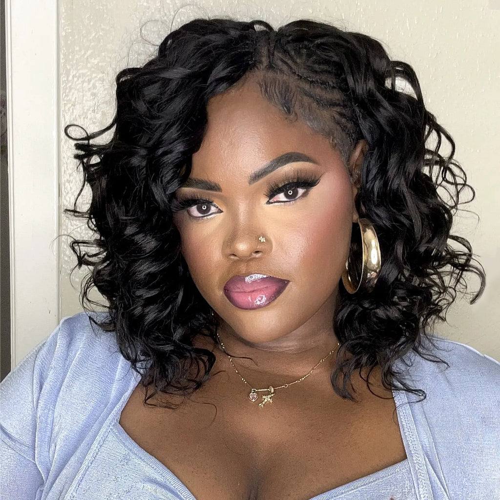 Toyotress® Human Crochet Hair Knotless Pre-Separated Human Hair Ocean Wave Crochet Hair Body Wave Extensions Toyotress