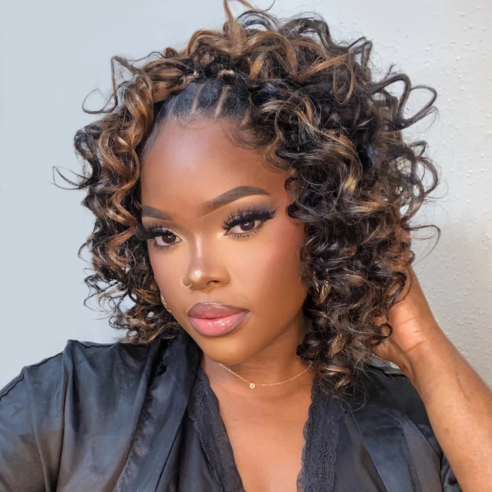 1 Pack OC | Toyotress® Ocean Wave Crochet Hair 9-16 Inch Synthetic Wave Curly Hair Extensions Toyotress