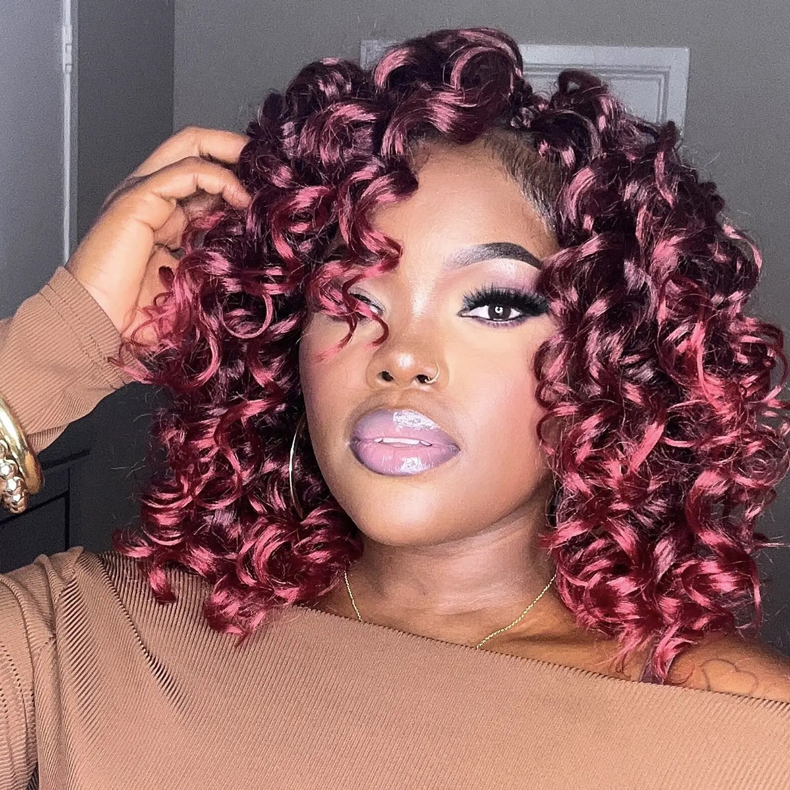 8 Packs OC | Toyotress® Ocean Wave Crochet Hair Synthetic Wave Curly Hair Extensions Toyotress