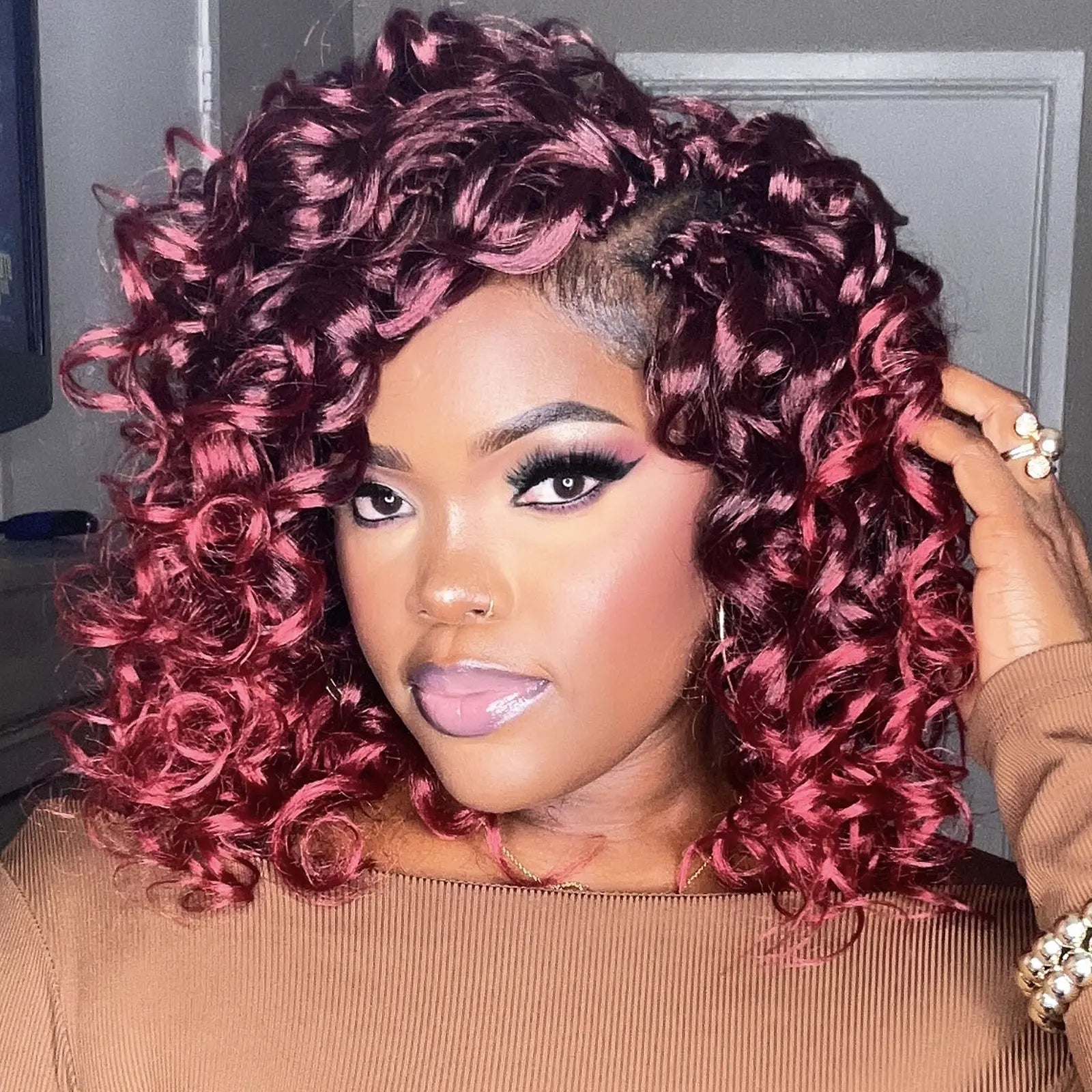 8 Packs OC | Toyotress® Ocean Wave Crochet Hair Synthetic Wave Curly Hair Extensions Toyotress