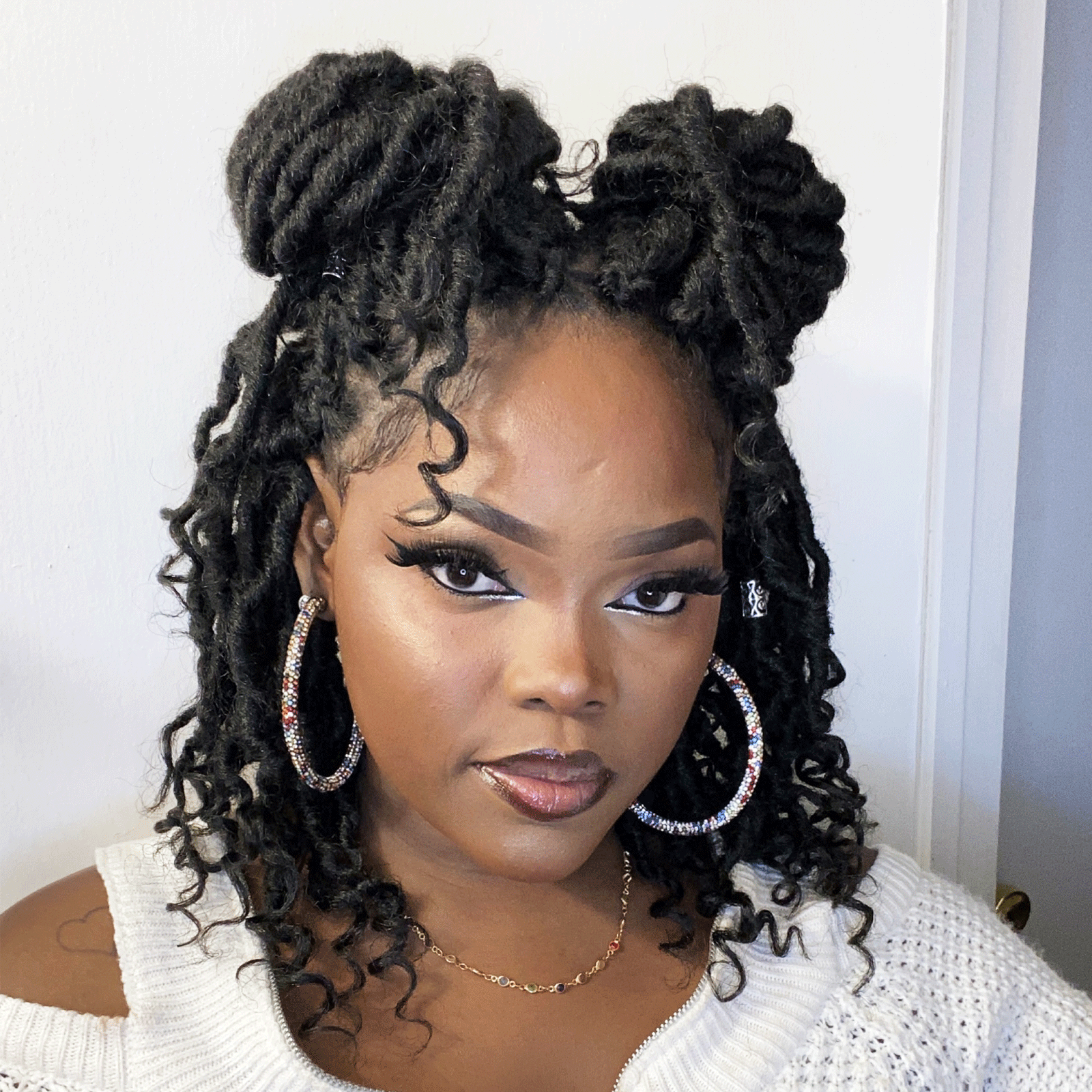 Toyotress Passion Locs Crochet Hair 10-24 Inch 1 Pack | Pre-Looped Handmade Curly Hair Crochet Synthetic Braiding Hair