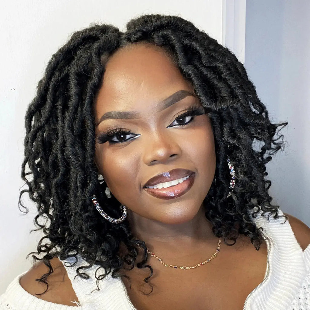 Toyotress Passion Locs Crochet Hair Handmade Curly Hair Crochet Synthetic Braiding Hair