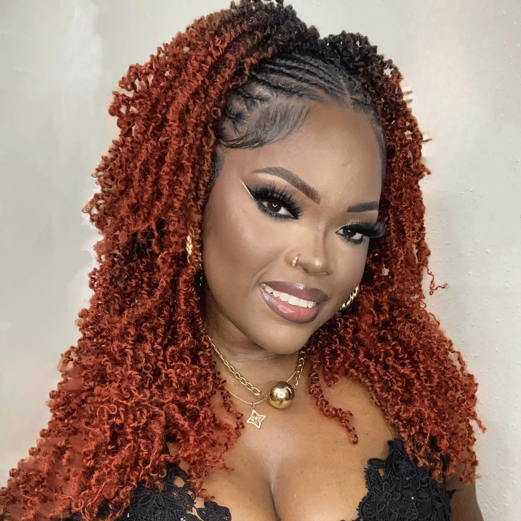 Toyotress Mini Yanky Twist Braiding Hair Short Passion Twist Crochet Braids Synthetic Hair Extensions