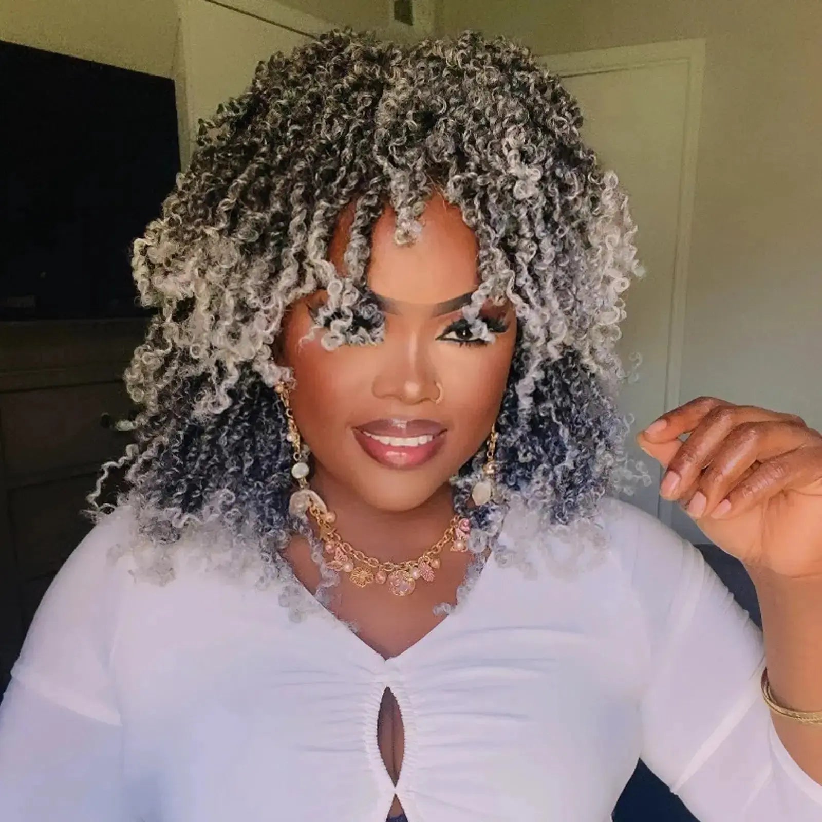 Toyotress Mini Yanky Twist Braiding Hair Short Passion Twist Crochet Braids Synthetic Hair Extensions