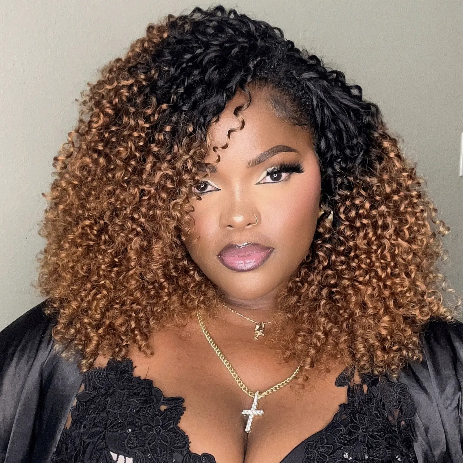 Toyotress® Human Crochet Hair Burmese Curly Hair Feather-Line Invisible Knotless Braiding Hair Extensions Toyotress