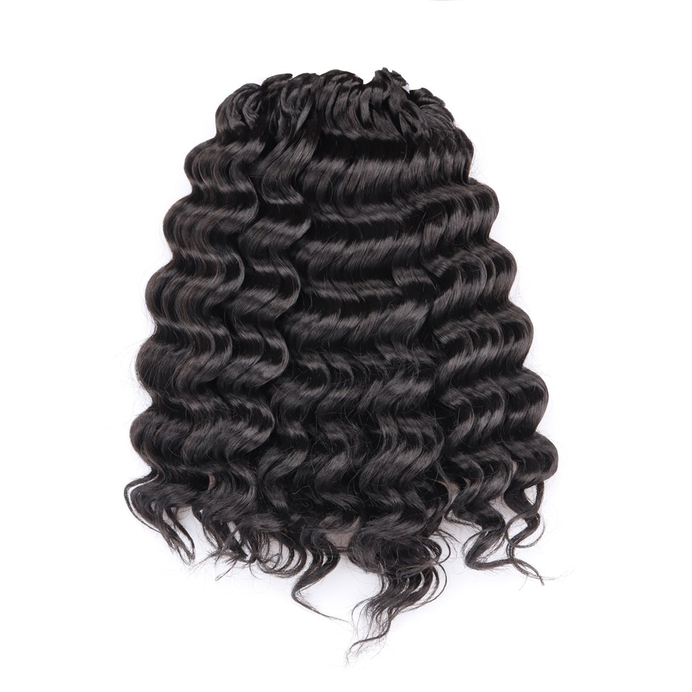 Deep Wave Synthetic Crochet Braiding Hair Extensions - Toyotress