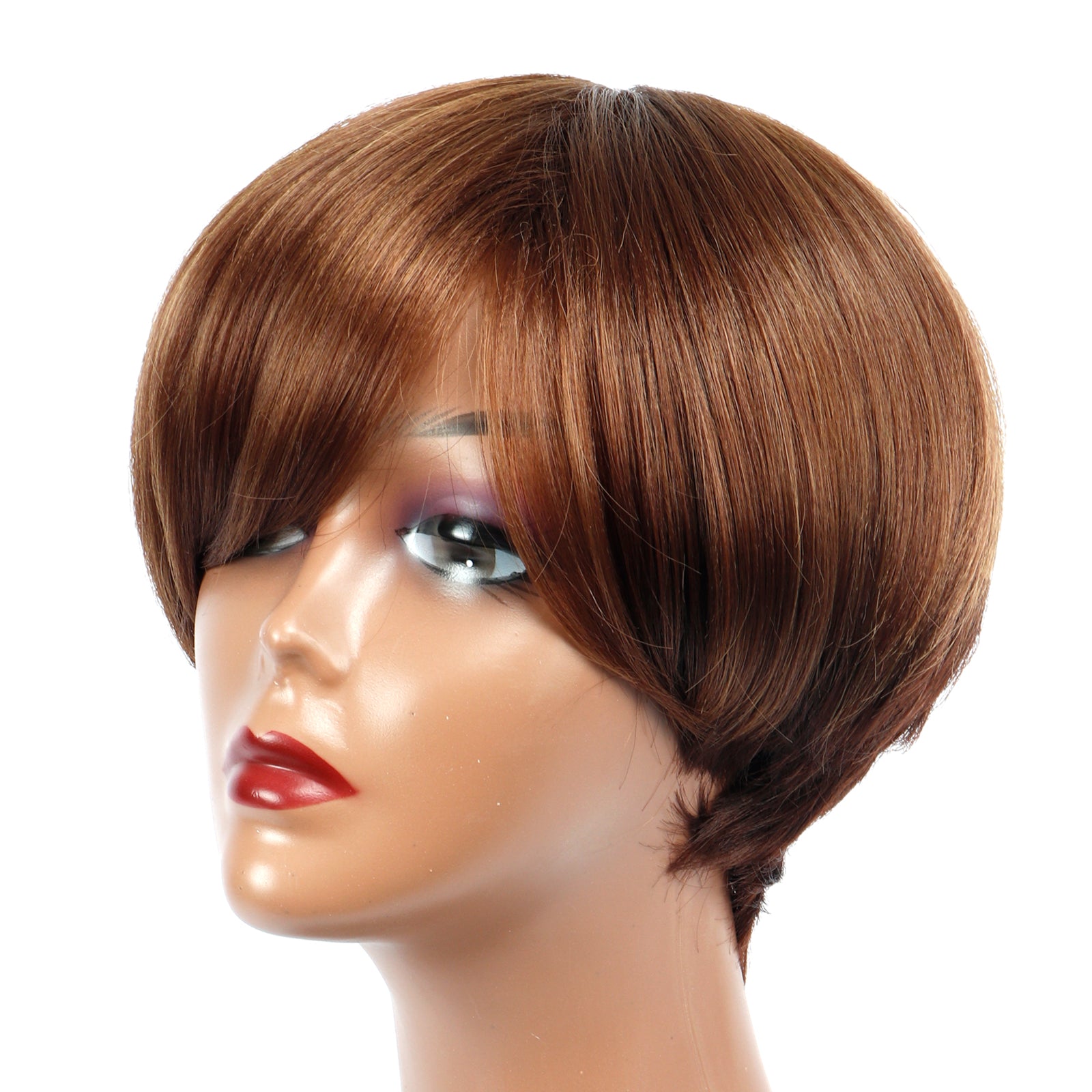 TOYOTRESS VANESSA SHORT NEAT BOB SYNTHETIC WIG 4