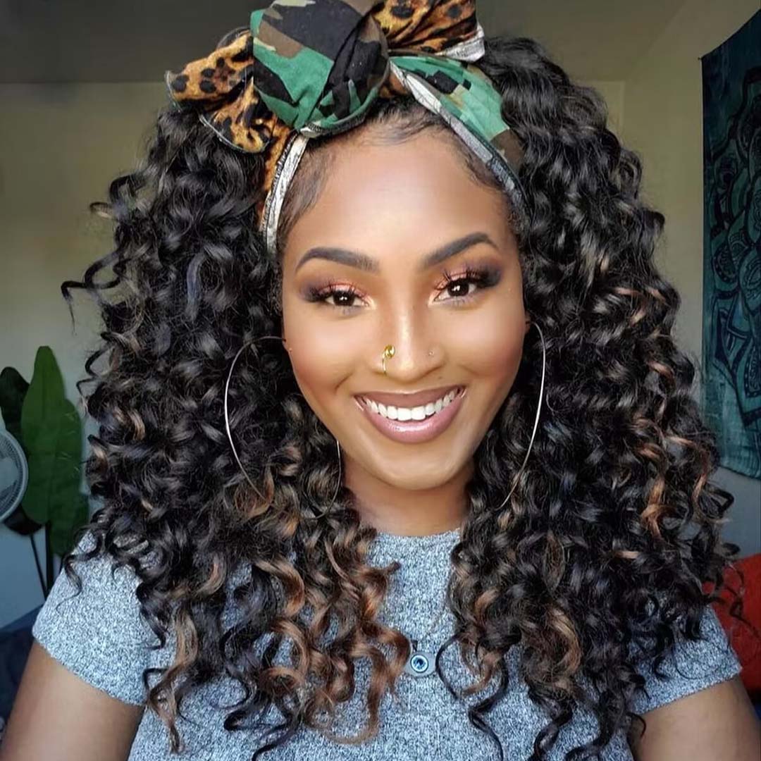 Gogo Curl Crochet Hair 8 packs | CoCo Curl Jamaican Bounce Wavy Curly Pre-Looped Synthetic Hair