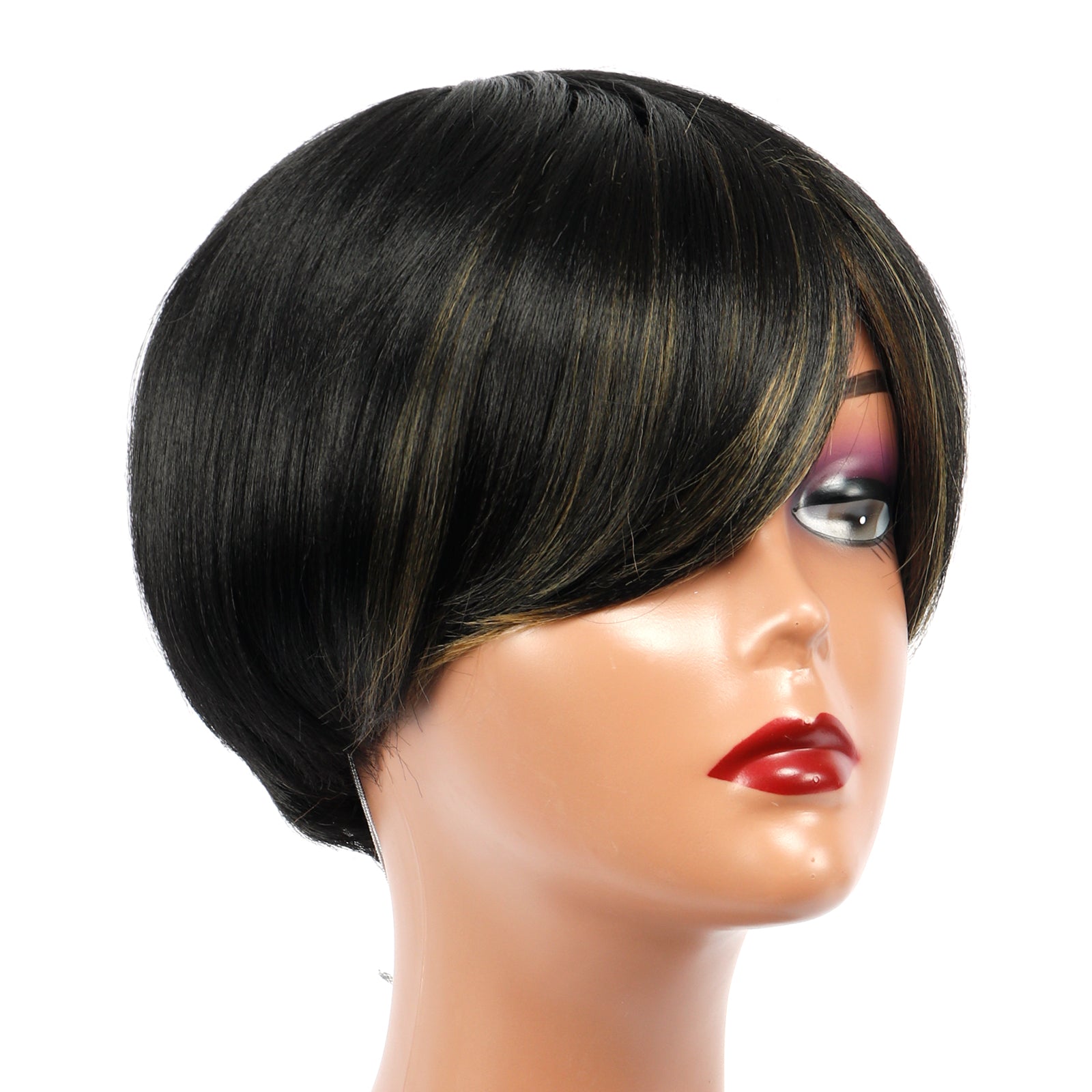 TOYOTRESS VANESSA SHORT NEAT BOB SYNTHETIC WIG 4