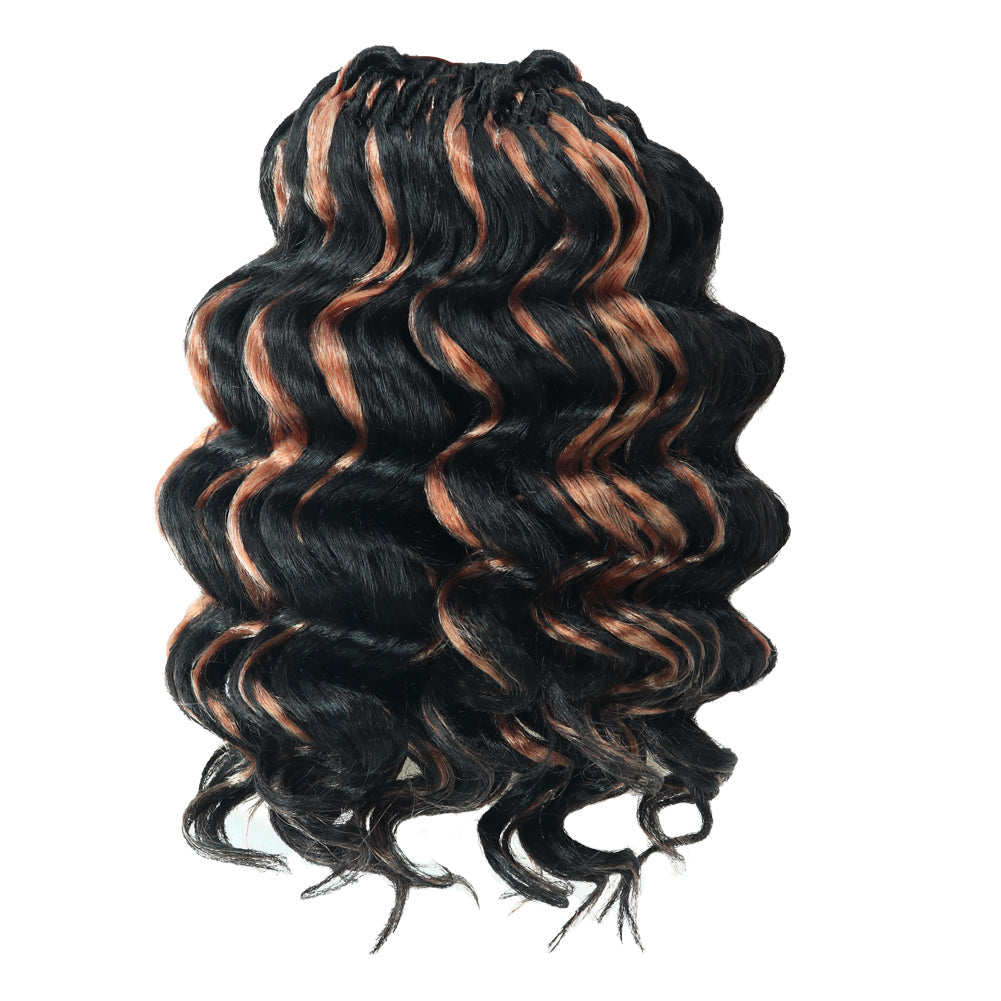 Ocean Wave Crochet Hair 14  Synthetic Wave Hair Ombre Hair Extension –  Toyotress