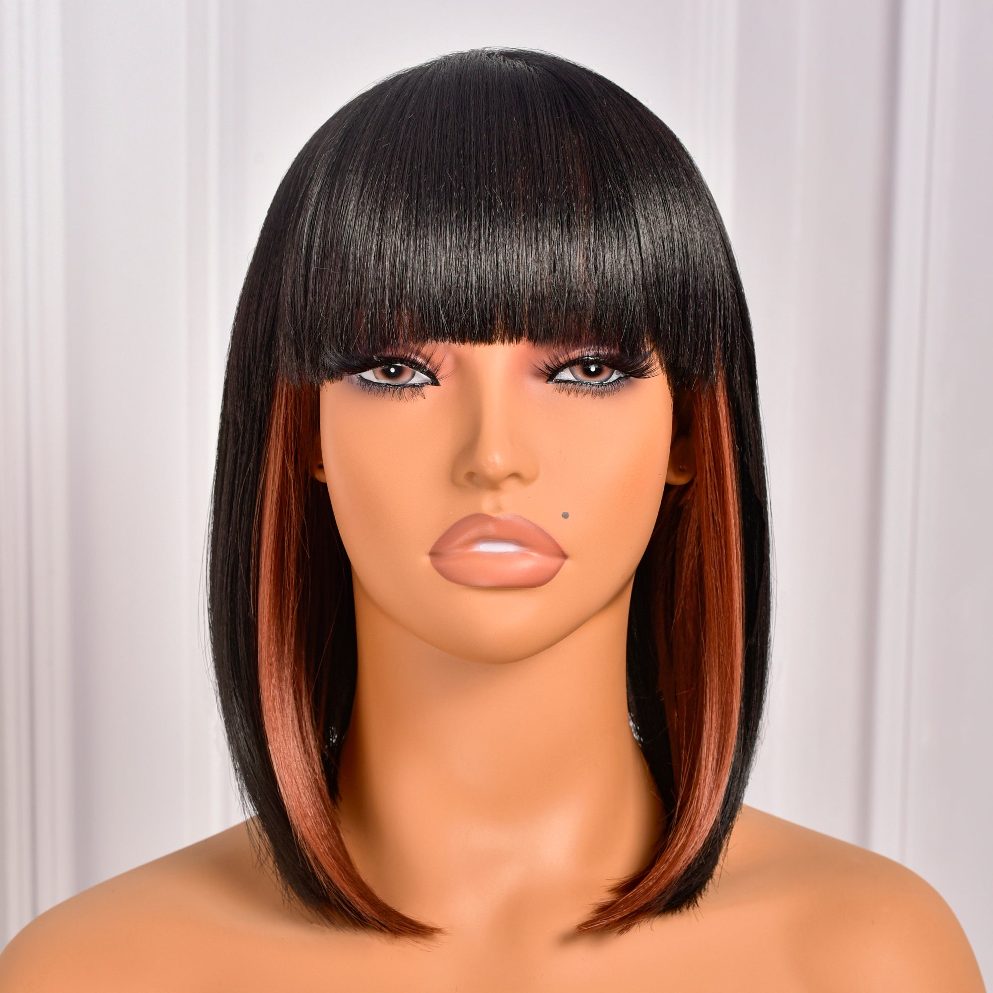 TOYOTRESS STRAIGHT GLUELESS YAKI SYNTHETIC WIG 14