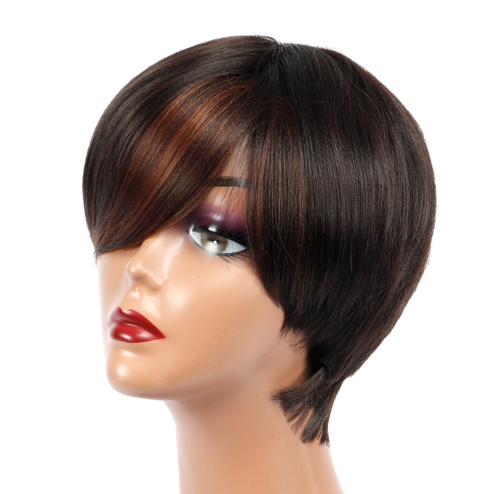 TOYOTRESS VANESSA SHORT NEAT BOB SYNTHETIC WIG 4