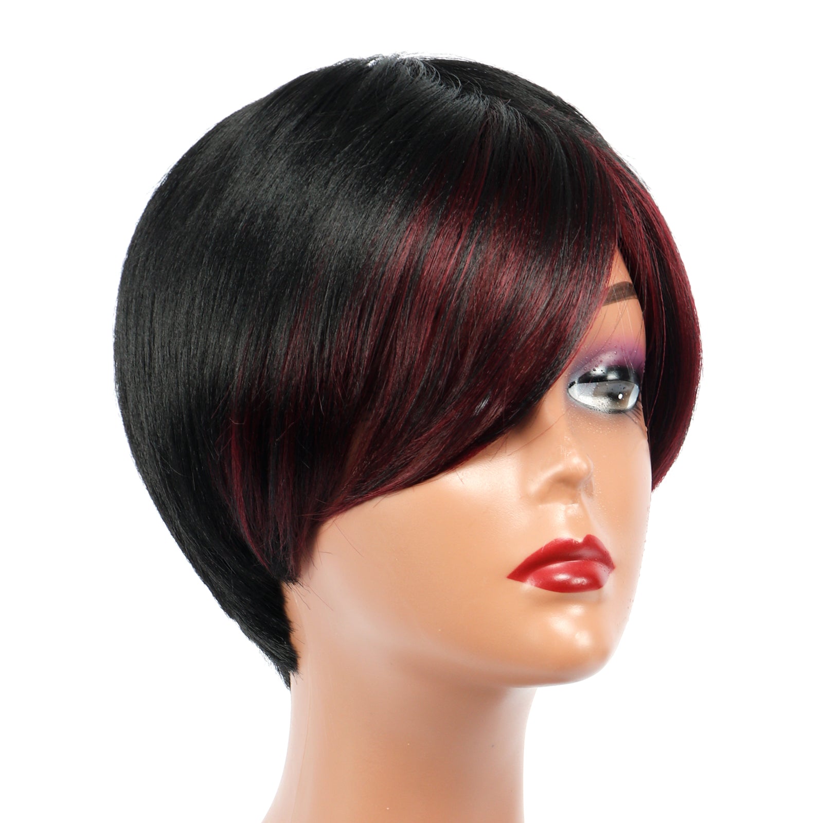 TOYOTRESS VANESSA SHORT NEAT BOB SYNTHETIC WIG 4