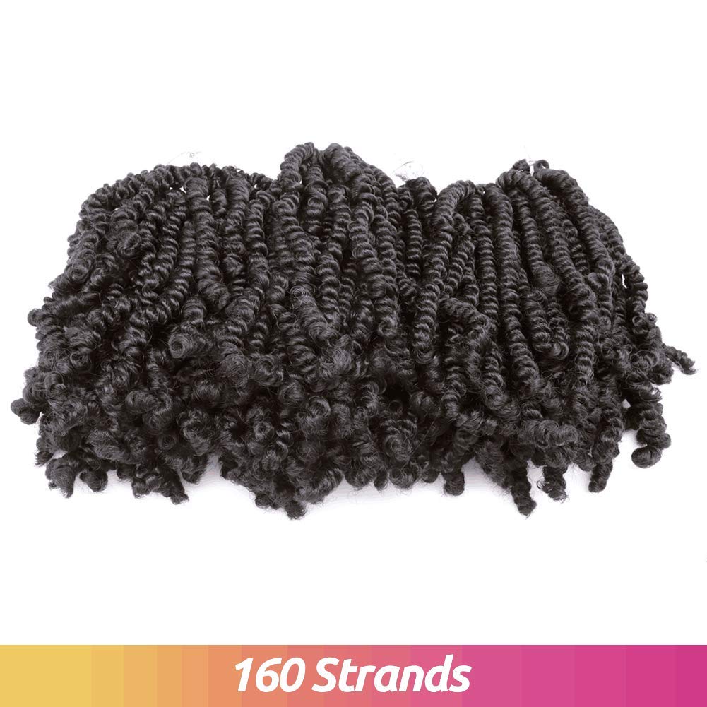 Bob Spring Twist 6-16 Inch | Pre-Twisted Kid-Friendly Crochet Synthetic Braiding Hair