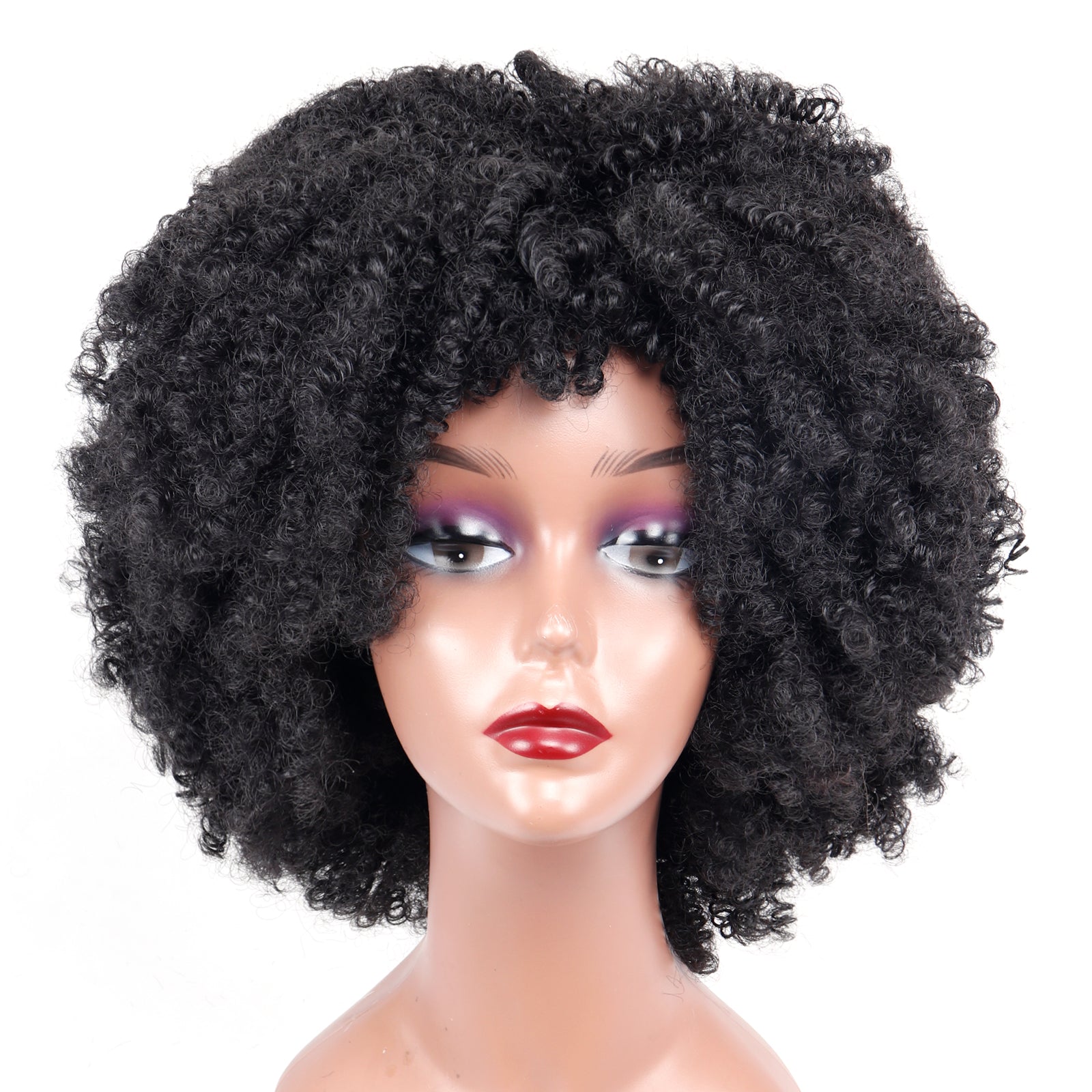 Toyotress Short Kinky Afro Curly Wigs 12