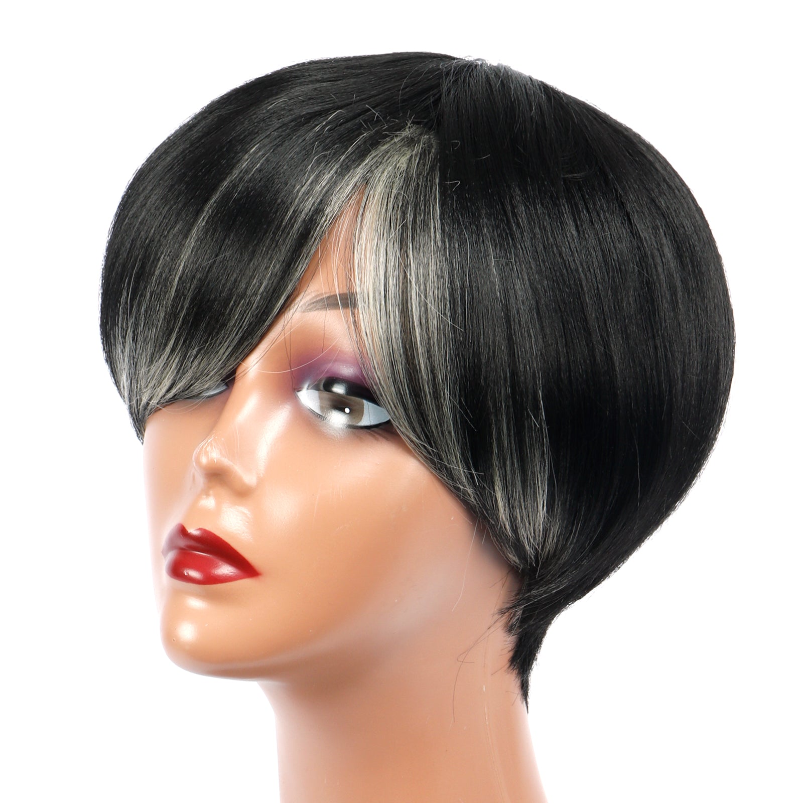 TOYOTRESS VANESSA SHORT NEAT BOB SYNTHETIC WIG 4