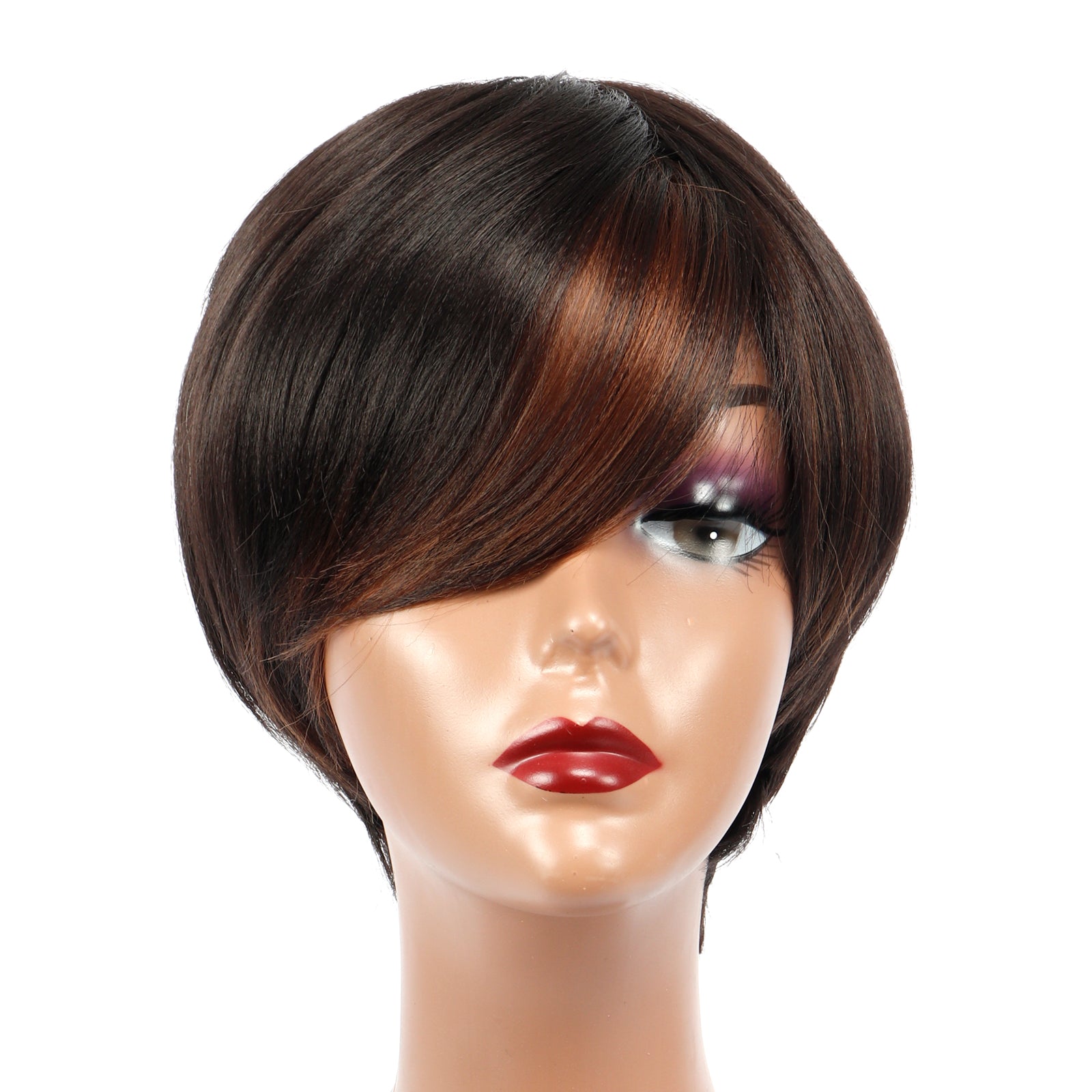 TOYOTRESS VANESSA SHORT NEAT BOB SYNTHETIC WIG 4