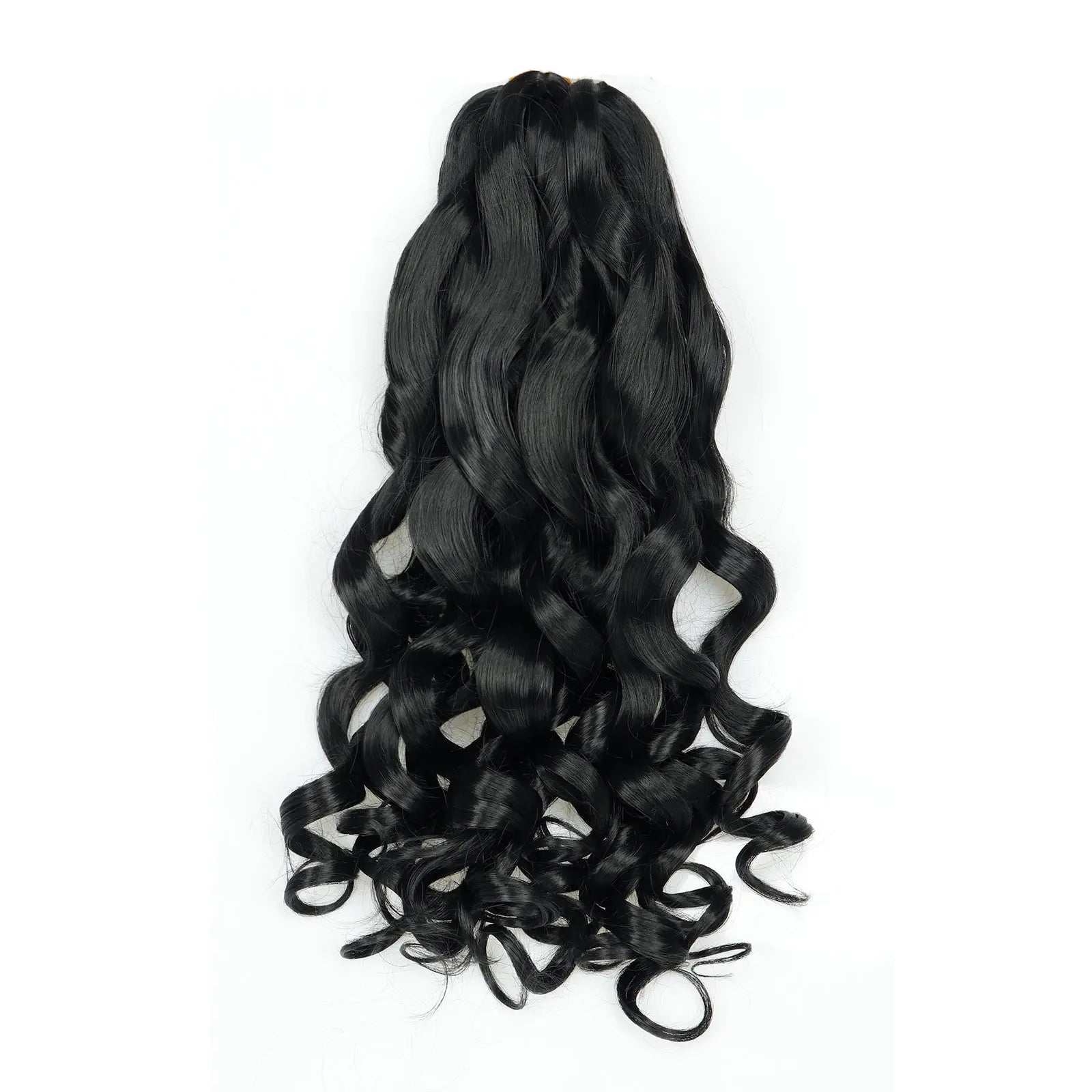 Toyotress French Curly Braiding Hair Loose Wave Braiding Hair Pre-Stretched Synthetic Hair Extensions