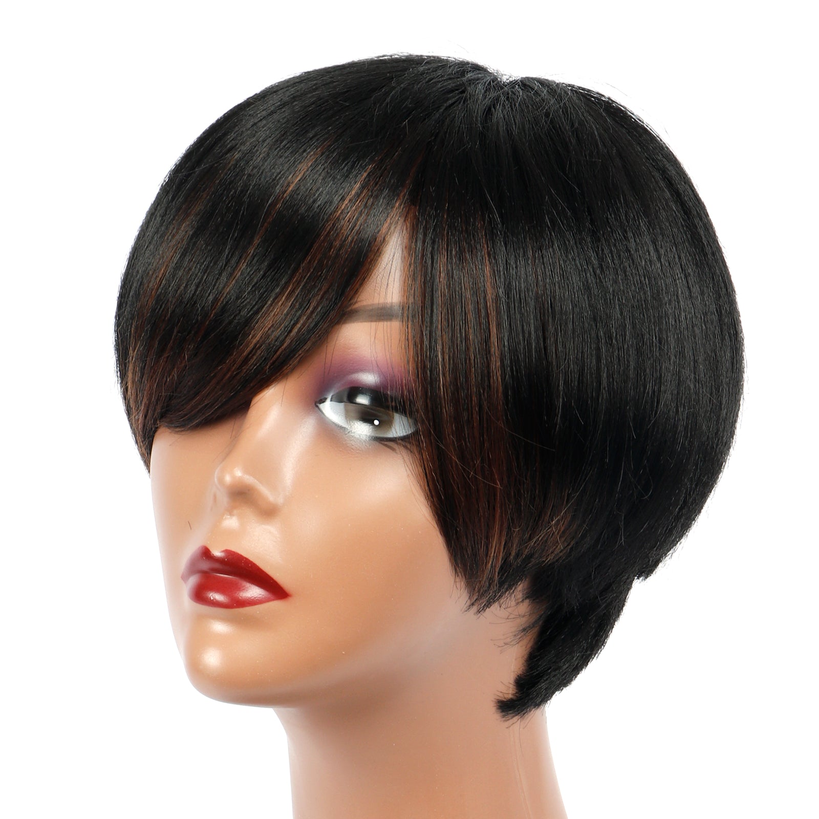 TOYOTRESS VANESSA SHORT NEAT BOB SYNTHETIC WIG 4