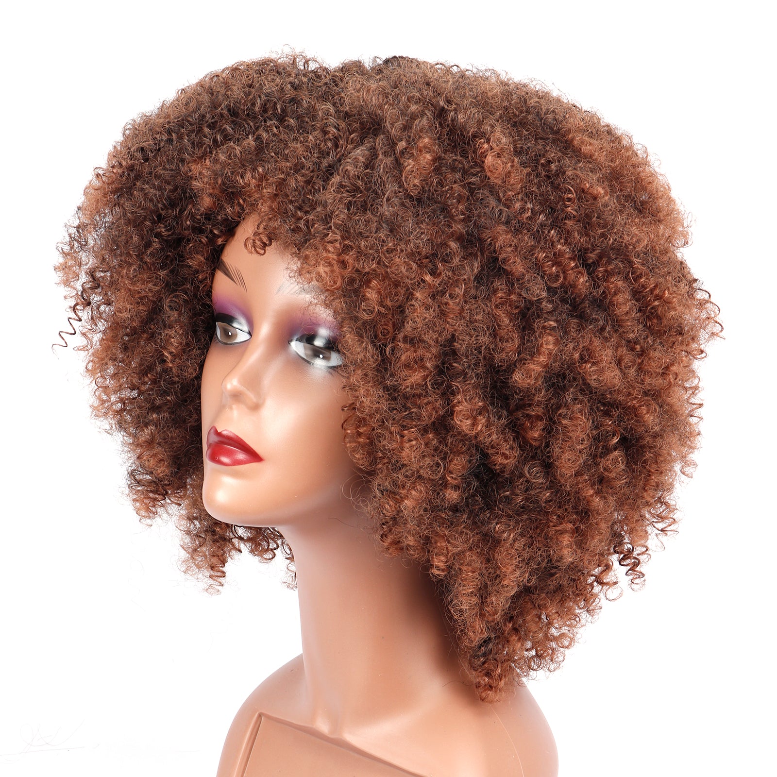 Toyotress Short Kinky Afro Curly Wigs 12