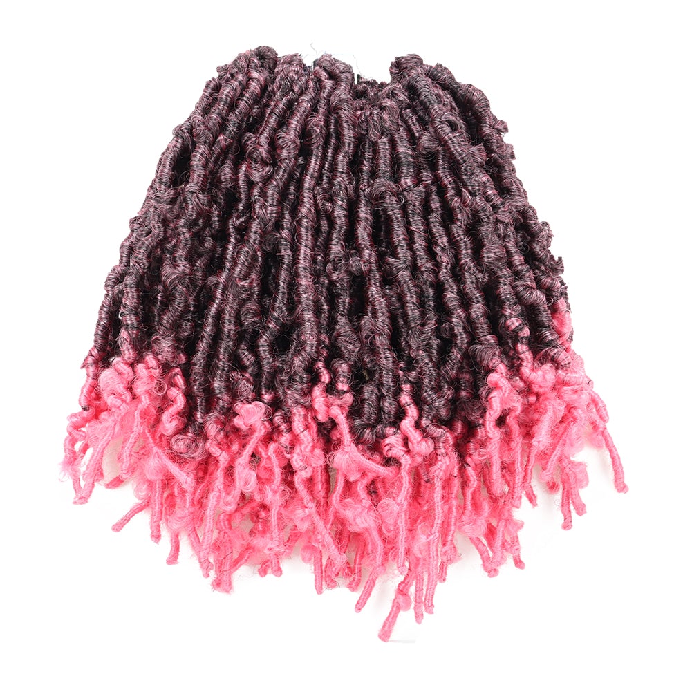 Butterfly Locs Color T-Pink Pre-twisted Distressed Synthetic Crochet Hair - Toyotress