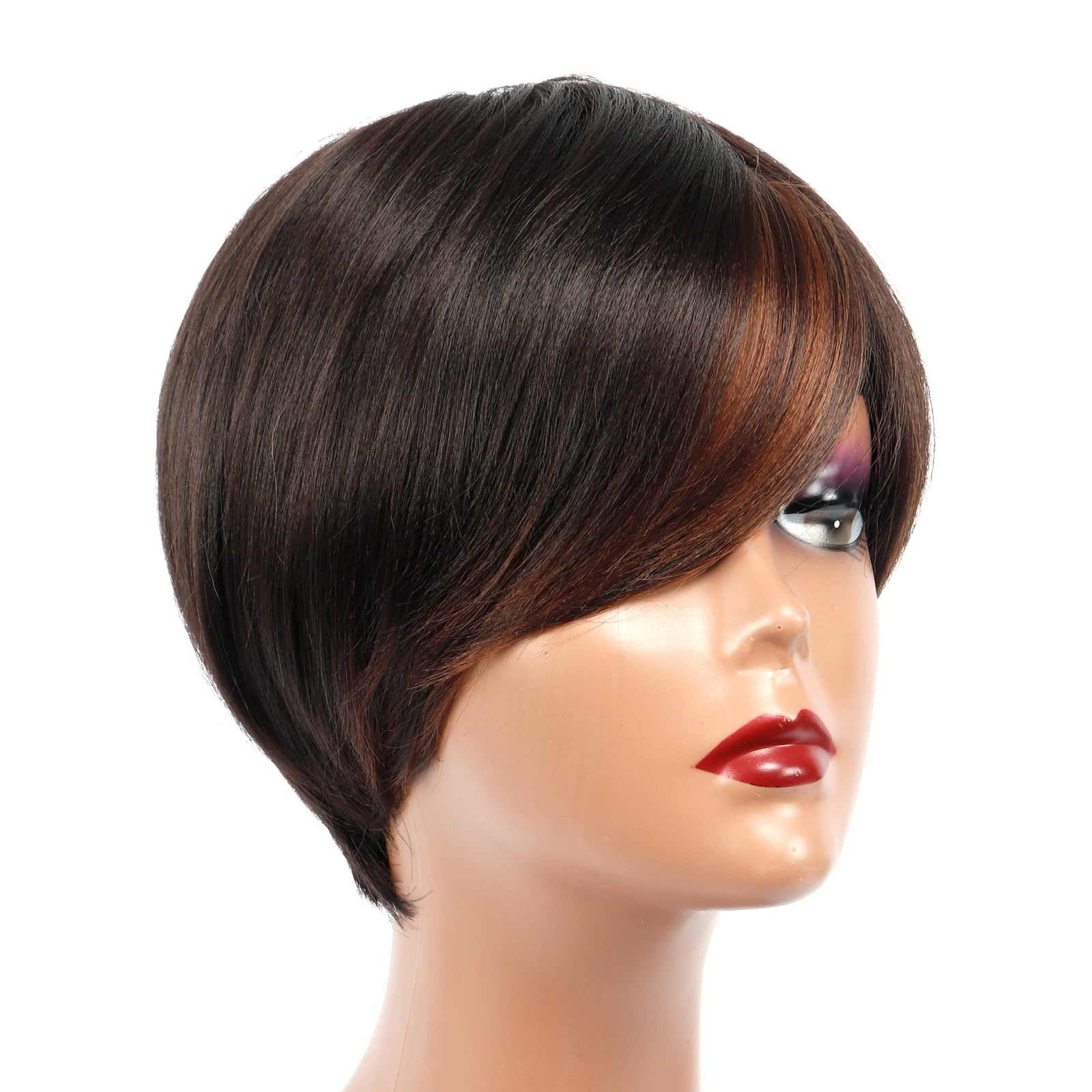 TOYOTRESS VANESSA SHORT NEAT BOB SYNTHETIC WIG 4