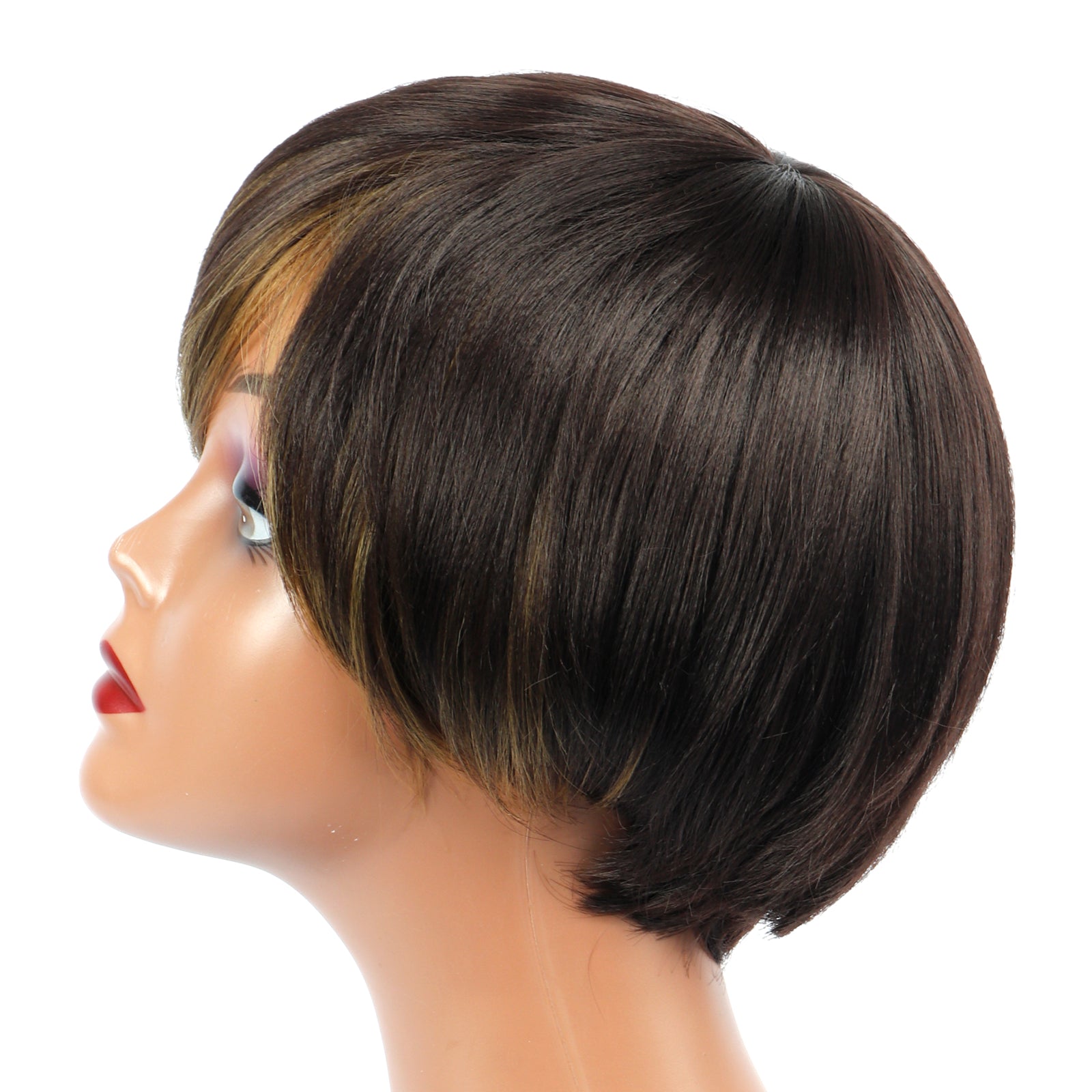 TOYOTRESS VANESSA SHORT NEAT BOB SYNTHETIC WIG 4