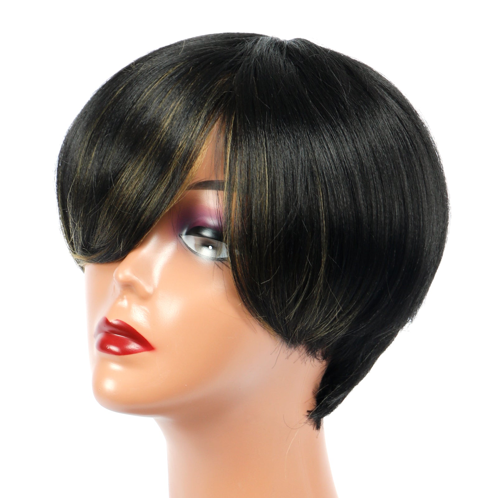 TOYOTRESS VANESSA SHORT NEAT BOB SYNTHETIC WIG 4