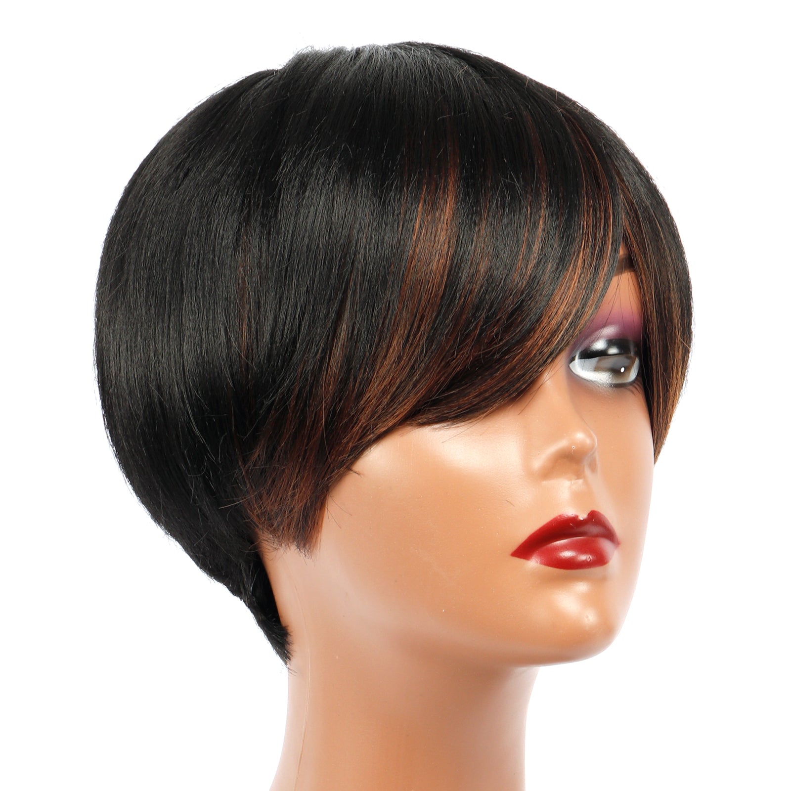 TOYOTRESS VANESSA SHORT NEAT BOB SYNTHETIC WIG 4