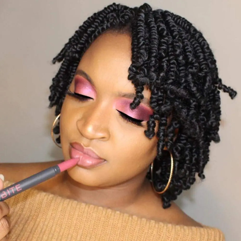 ( US ONLY) FAST SHIPPING Bob Spring | Toyotress® Bob Spring Twist, Short Fluffy Twist, Pre-Twisted Pre-Looped Crochet Install Hair Super Cute & Versatile Crochet Braids Toyotress
