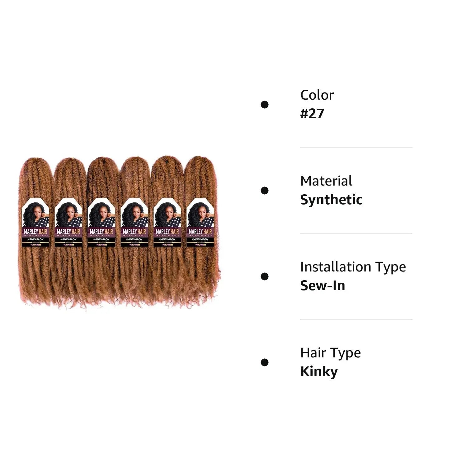 ( US ONLY) FAST SHIPPING Marley Hair | Toyotress® Marley Twist Hair - Short Black Marley Hair For Faux Locs, Afro Kinky Curly Marley Twist Braiding Hair Extensions Synthetic Toyotress