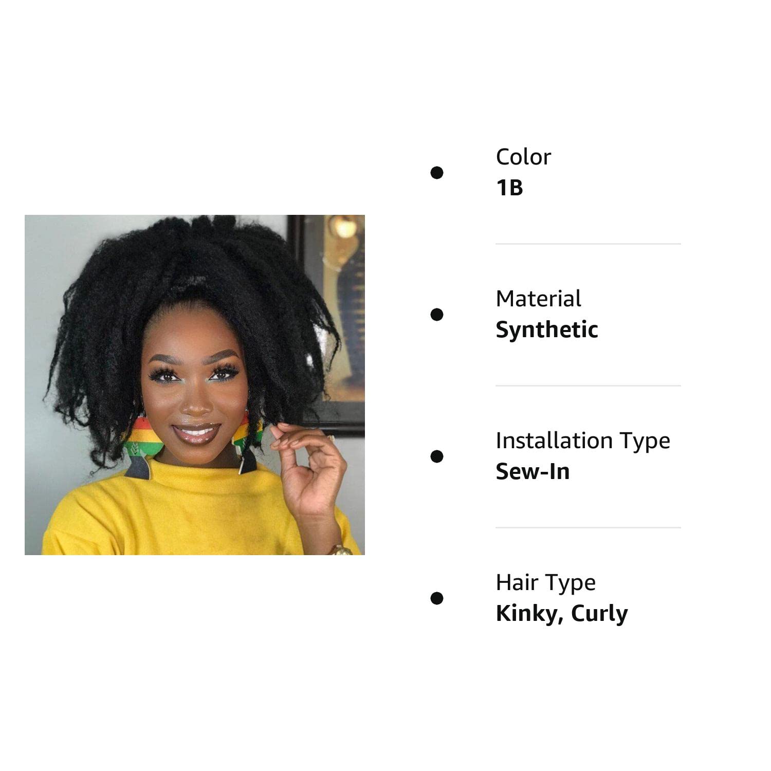 FAST SHIPPING 3-5 DAY Marley Hair | ToyoTress Marley Twist Hair - Short Black Marley Hair For Faux Locs, Afro Kinky Curly Marley Twist Braiding Hair Extensions Synthetic