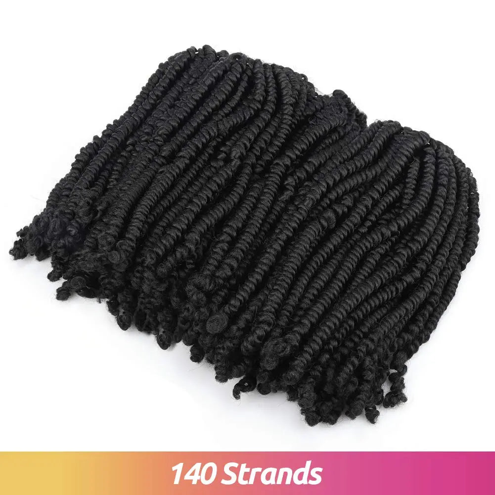 ( US ONLY) FAST SHIPPING Bob Spring | Toyotress® Bob Spring Twist, Short Fluffy Twist, Pre-Twisted Pre-Looped Crochet Install Hair Super Cute & Versatile Crochet Braids Toyotress