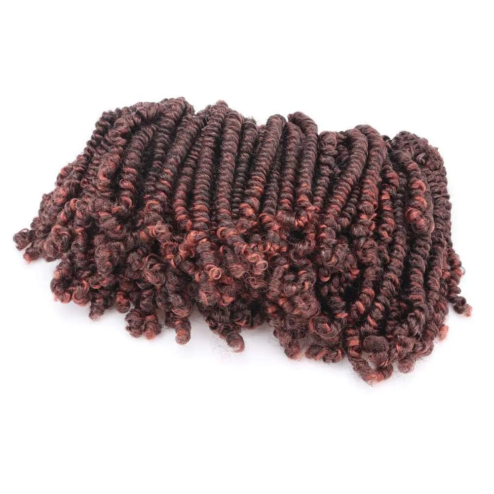 ( US ONLY) FAST SHIPPING Bob Spring | Toyotress® Bob Spring Twist, Short Fluffy Twist, Pre-Twisted Pre-Looped Crochet Install Hair Super Cute & Versatile Crochet Braids Toyotress